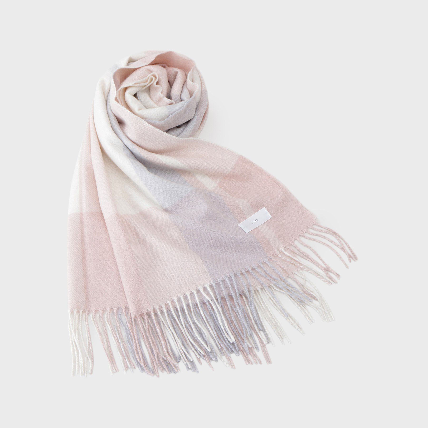 index「【手洗い可】チェックストール」|ストール|