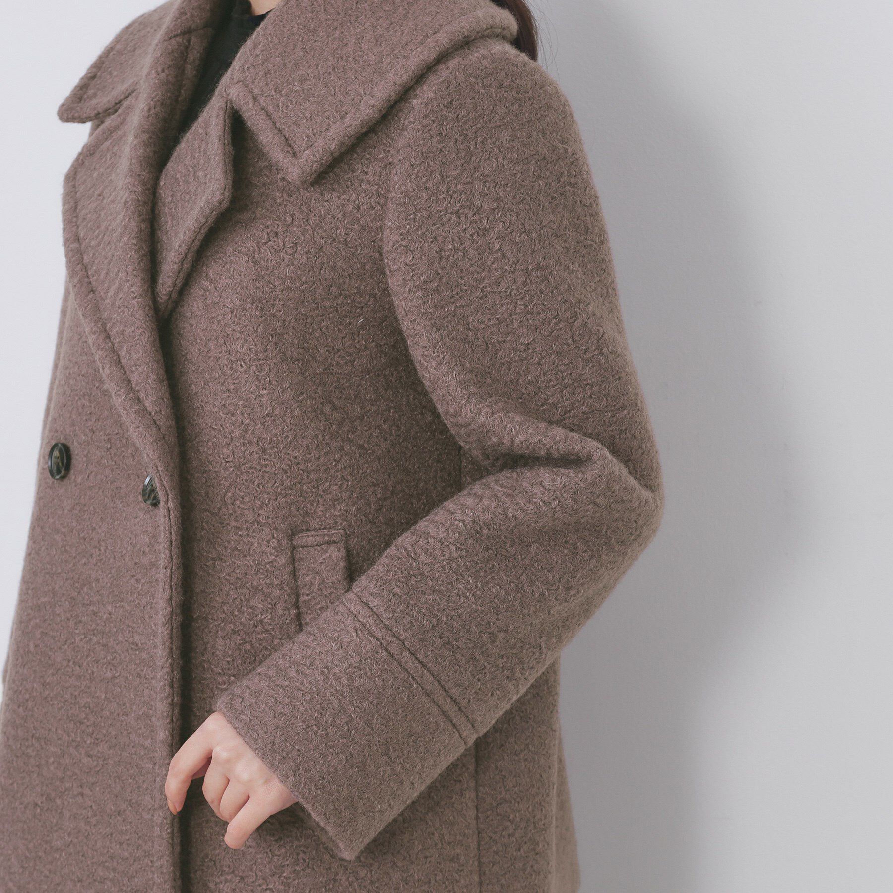 index「ブークレミドルコート【洗える】」|ピーコート|