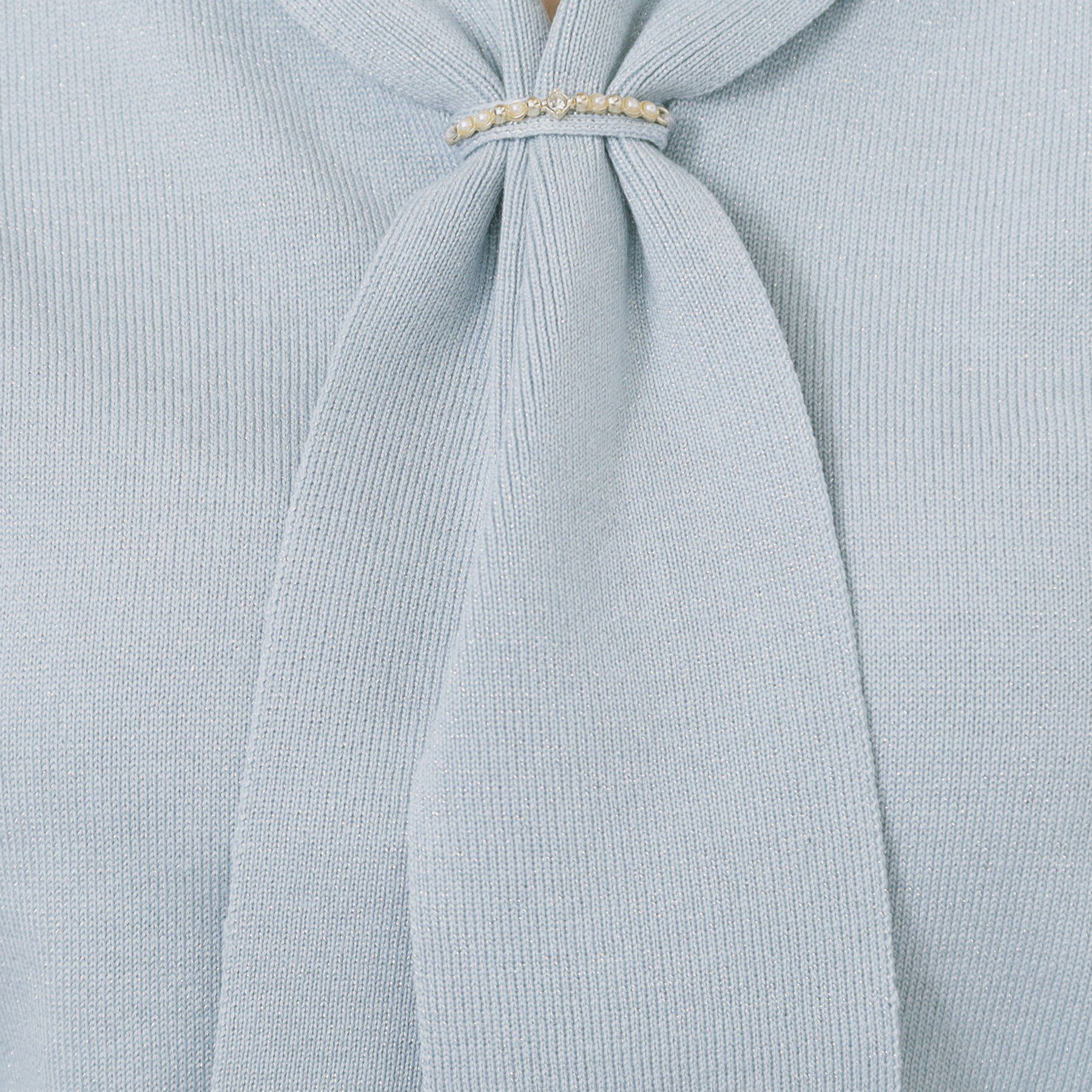 index「ゴールドパーツ付きボウタイニット【洗濯機OK】《10col/XS～LL》」|ニット・セーター|