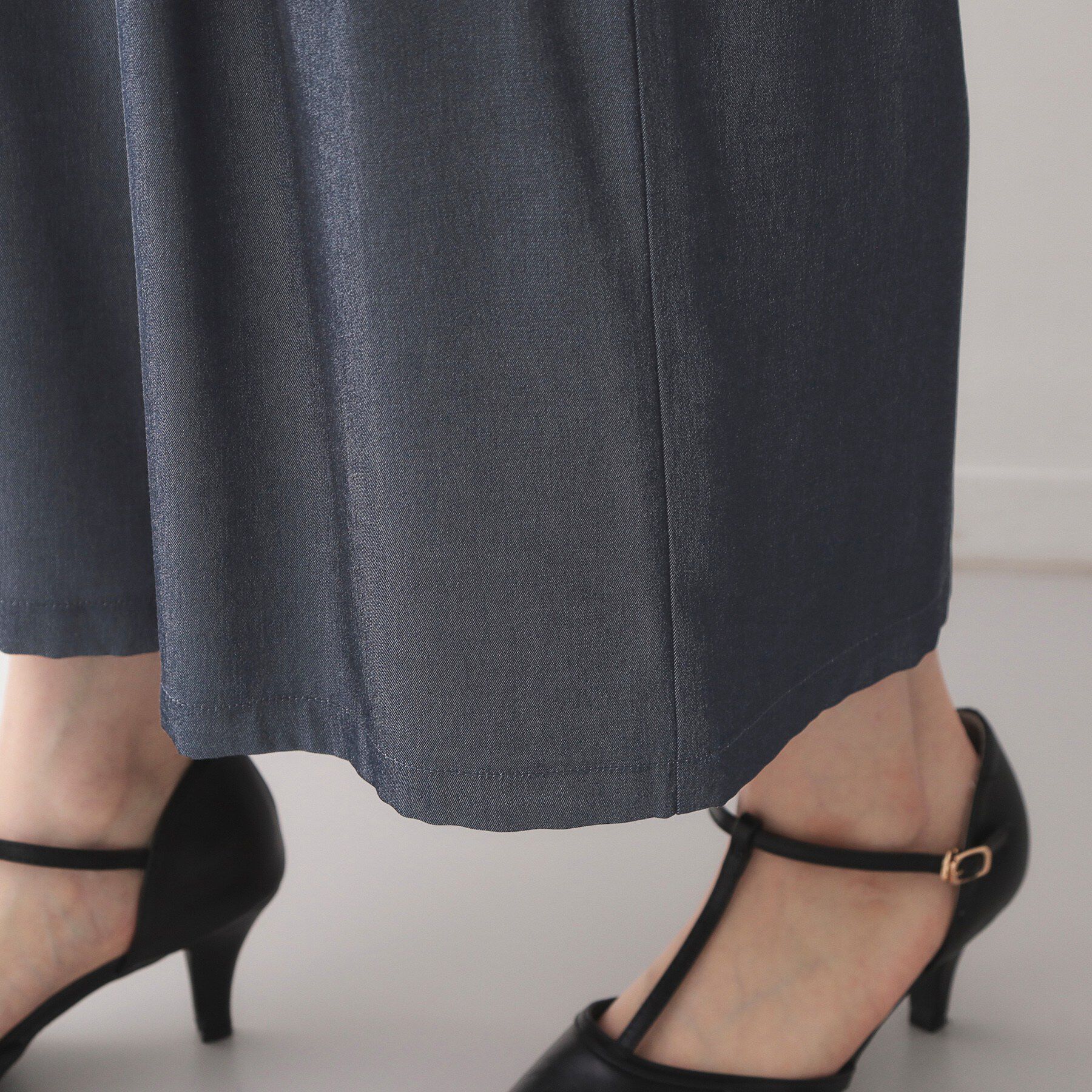 index「接触冷感シャンブレーワイドパンツ【UVケア/吸水速乾/洗濯機OK】」|その他|