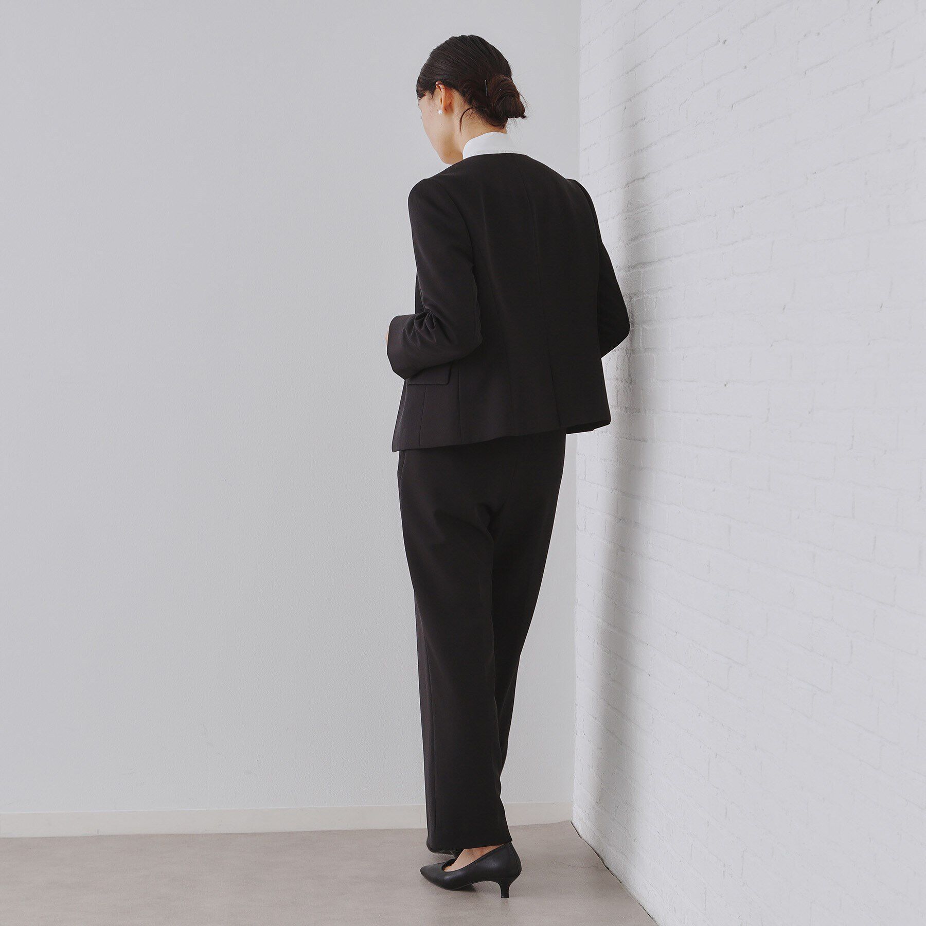 OPAQUE.CLIP「《通勤/セットアップ対応》ワイドパンツ/ダブルクロス【洗濯機洗い可】」|その他|