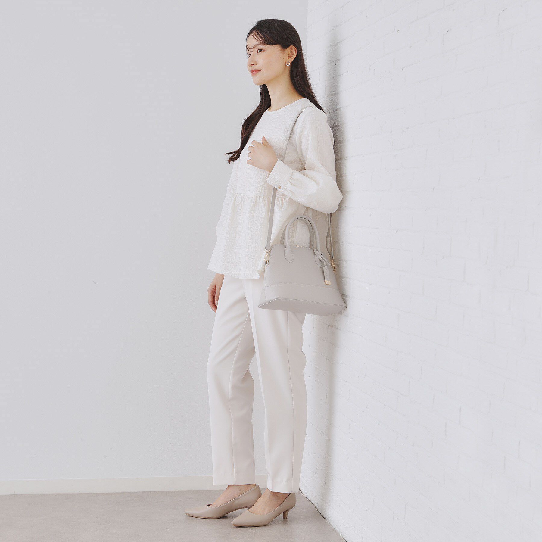 OPAQUE.CLIP「【2WAY/通勤対応】ブガッティバッグ」|ハンドバッグ|