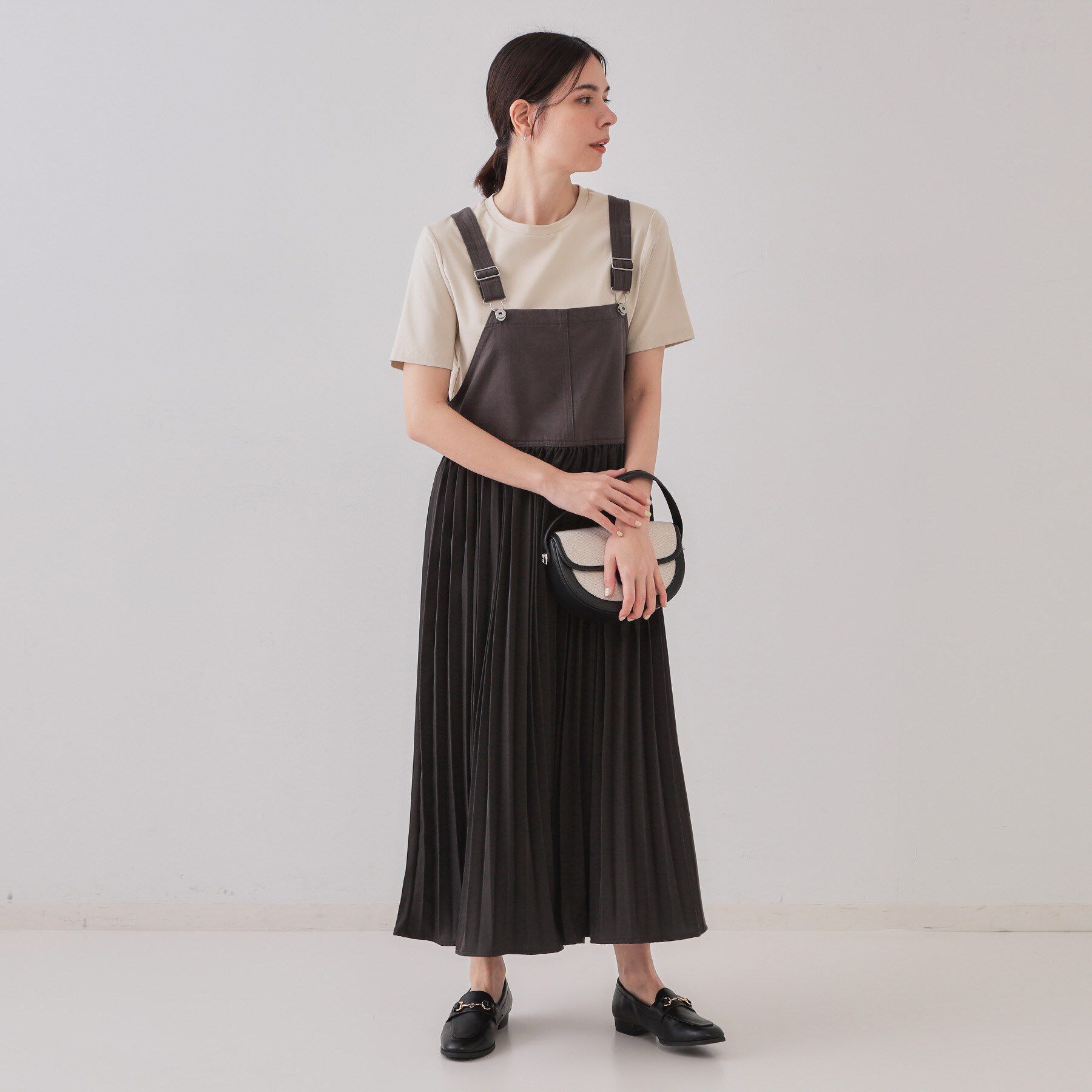 OPAQUE.CLIP「《5色展開/SS-LLサイズ》ベーシックTシャツ【UV/接触冷感/洗濯機洗い可】」|Tシャツ・カットソー|