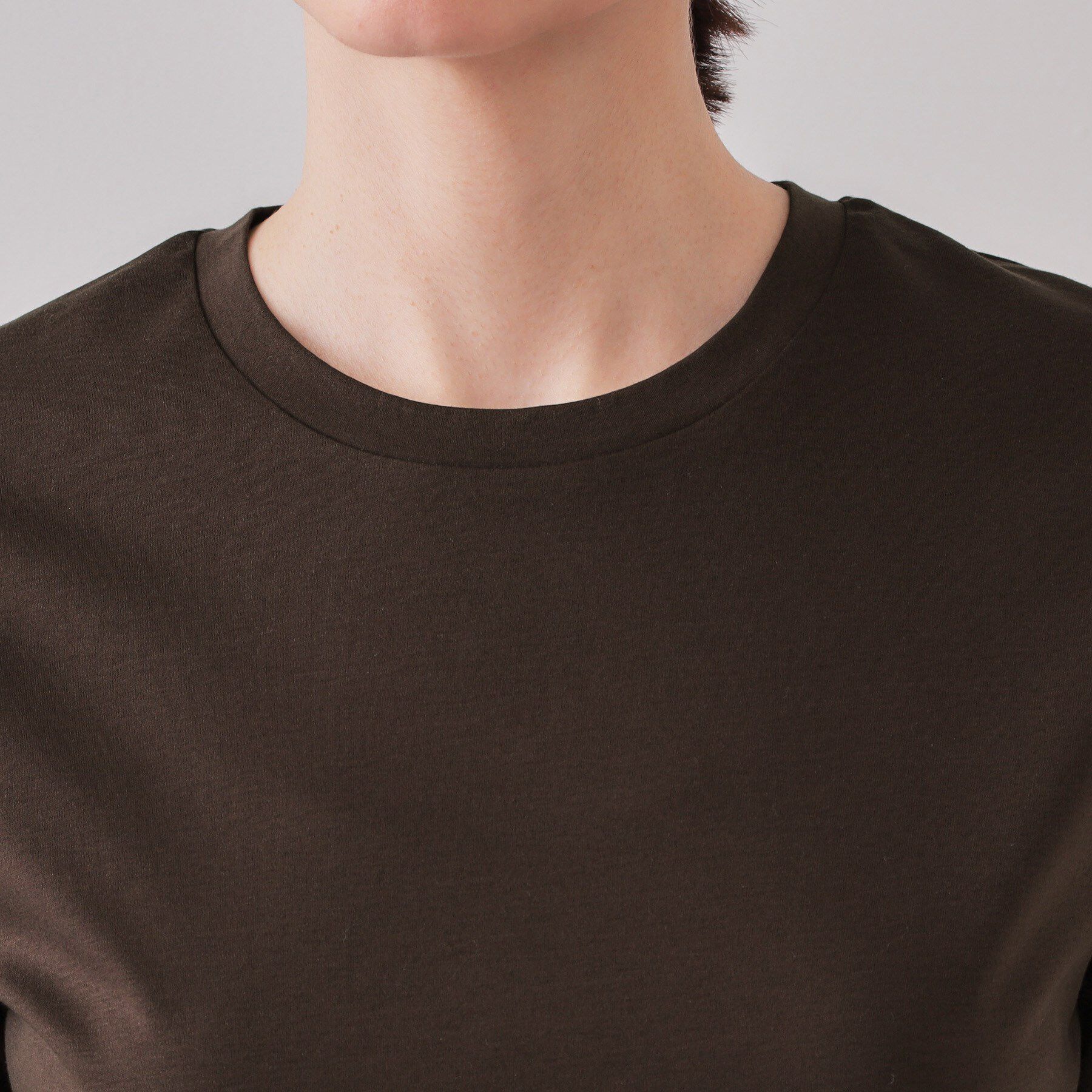 OPAQUE.CLIP「《5色展開/SS-LLサイズ》ベーシックTシャツ【UV/接触冷感/洗濯機洗い可】」|Tシャツ・カットソー|