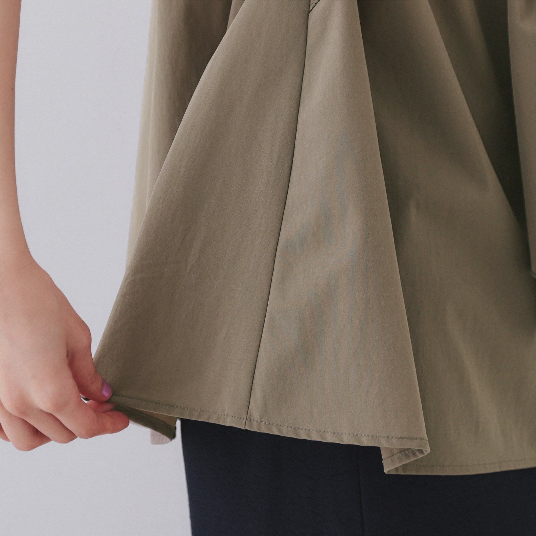 OPAQUE.CLIP「リボンビスチェドッキングニット【洗濯機洗い可】」|ニット・セーター|