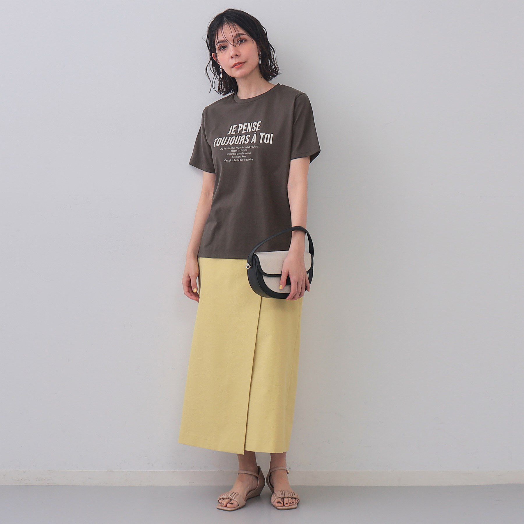 OPAQUE.CLIP「アソートロゴTシャツ【洗濯機洗い可】」|Tシャツ・カットソー|