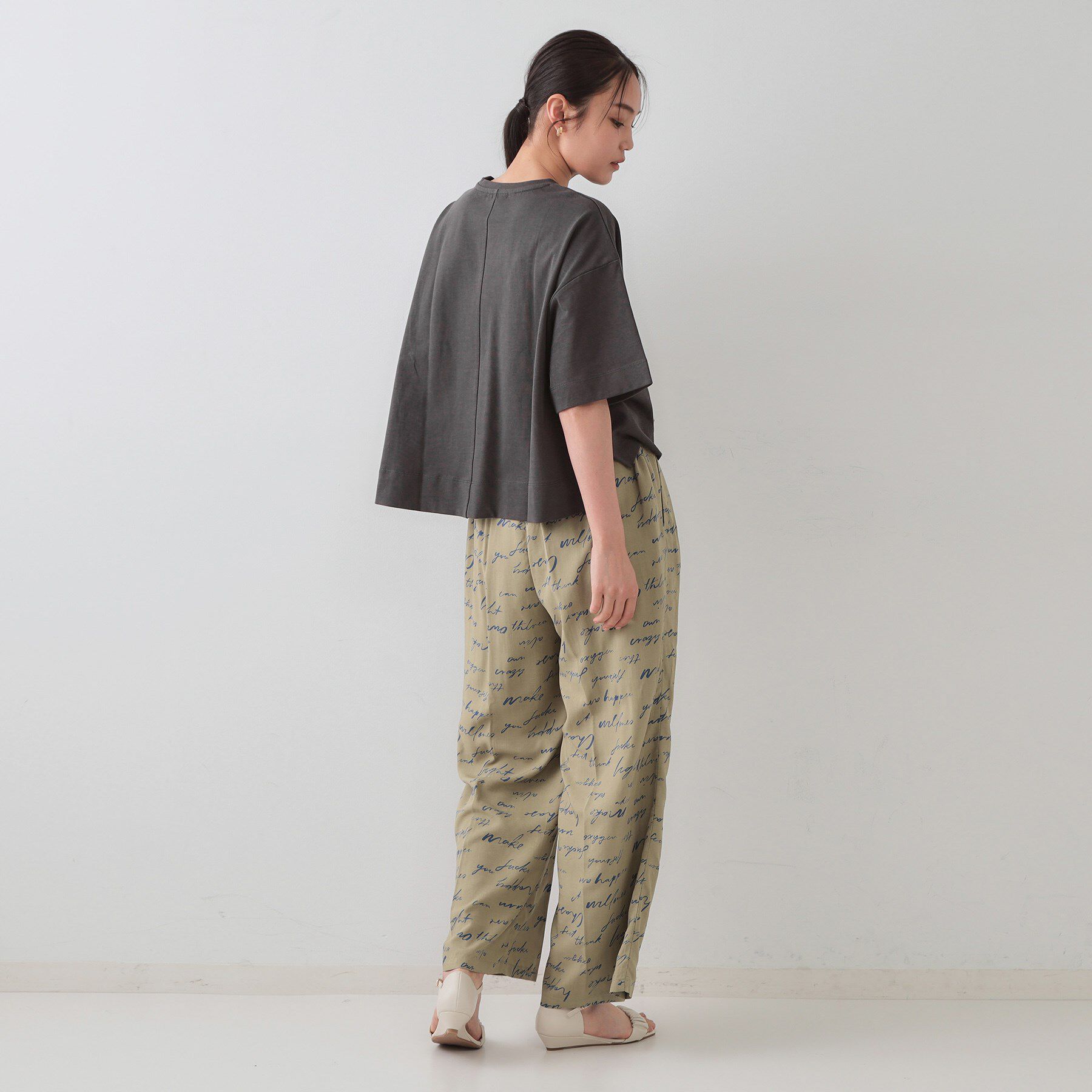 OPAQUE.CLIP「《5色展開》ワイドシルエットTシャツ【洗濯機洗い可】」|Tシャツ・カットソー|