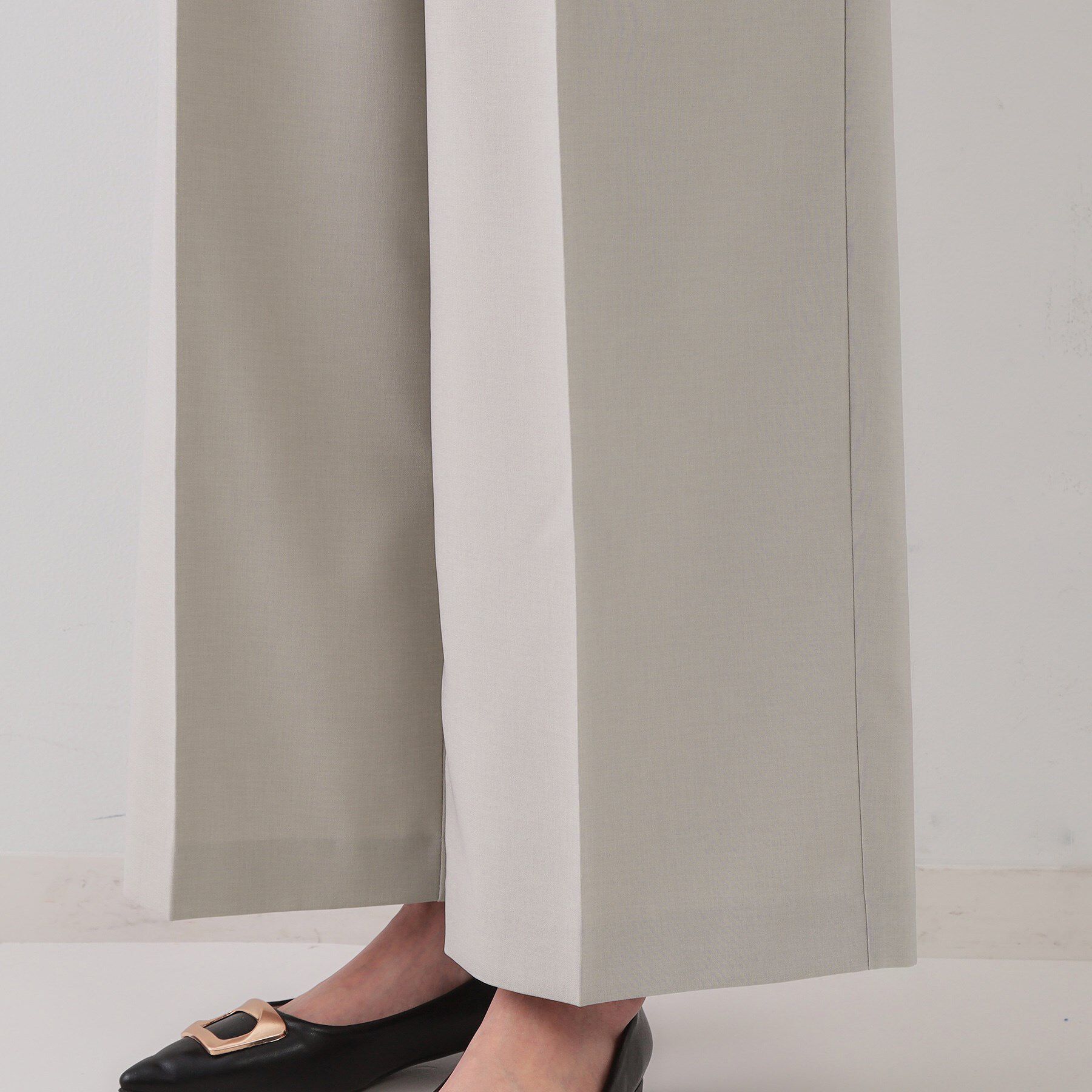 OPAQUE.CLIP「ストレッチデザインワイドパンツ/セットアップ対応可【UV/接触冷感/洗濯機洗い可/抗ピル】」|その他|