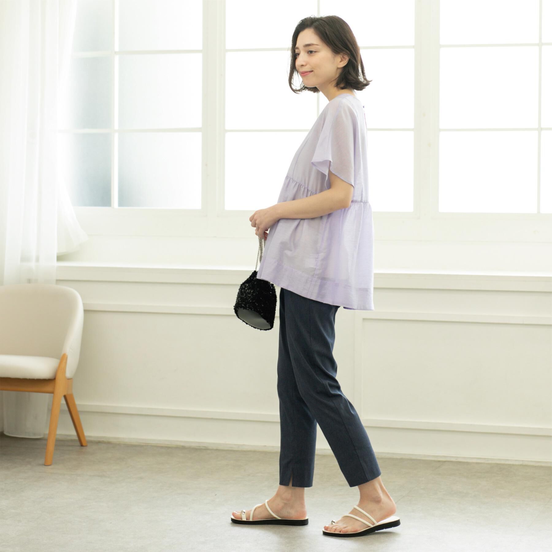 OPAQUE.CLIP「《S-LLサイズ》ハイストレッチスティックパンツ【洗濯機洗い可/接触冷感】」|その他|