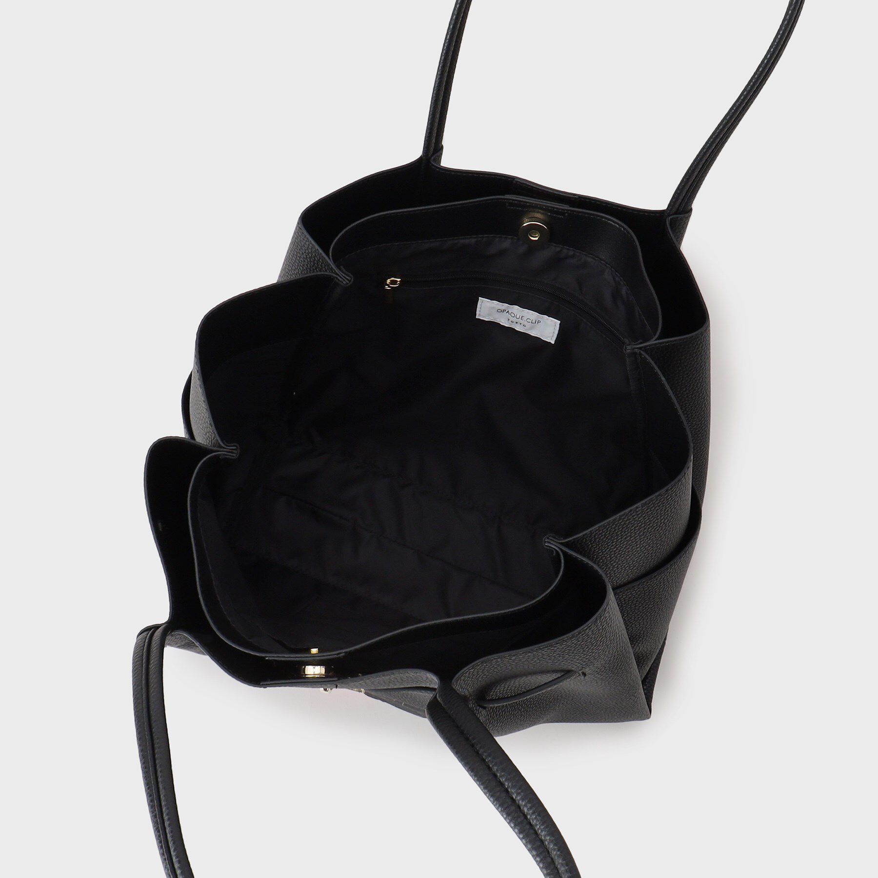 OPAQUE.CLIP「【軽量/A4サイズ対応/通勤対応】フロントベルトデザイントートバッグ」|トートバッグ|
