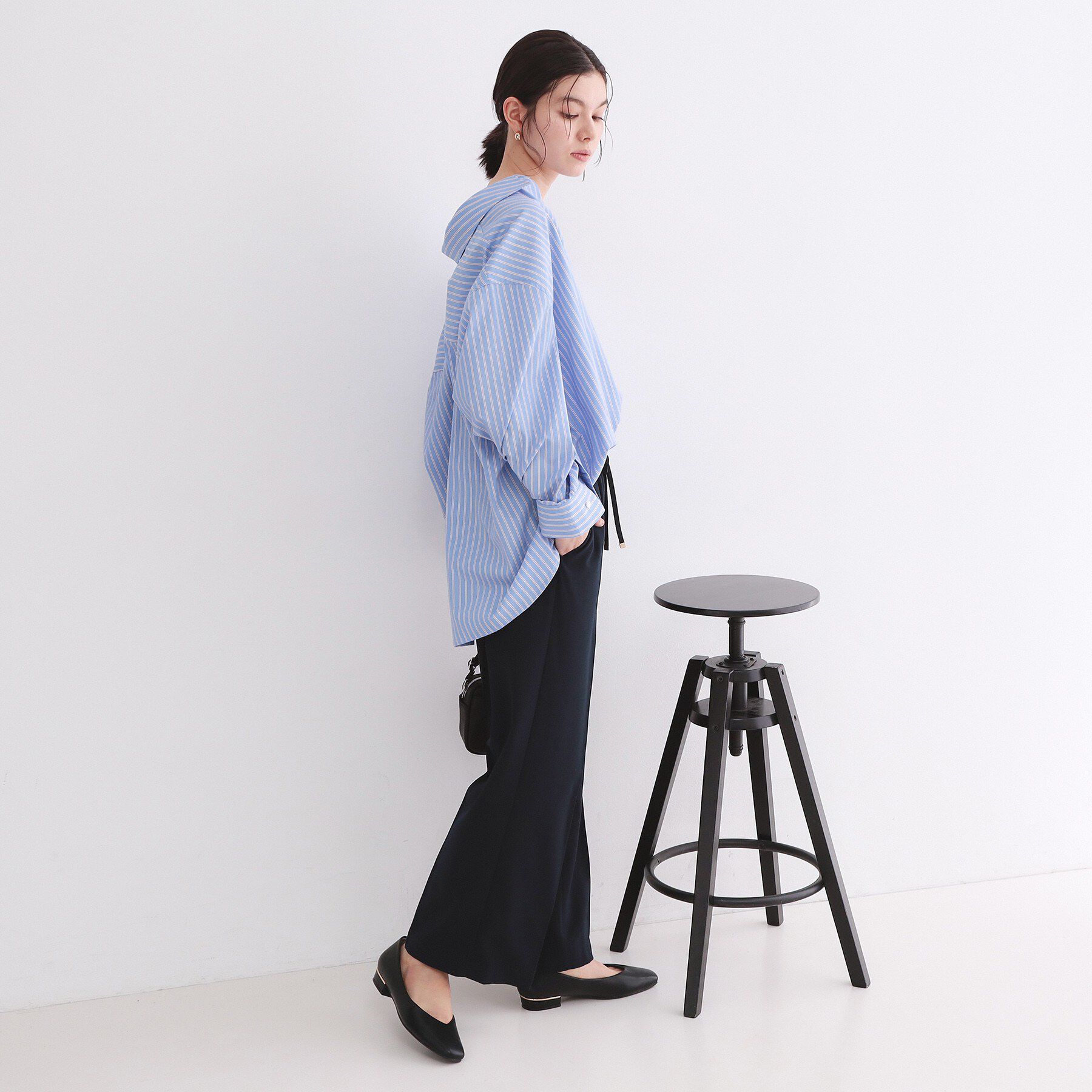 OPAQUE.CLIP「美脚イージーワイドパンツ【防シワ/洗濯機洗い可/抗ピル/ストレッチ】《丈が選べる/SS-LLサイズ/」|その他|