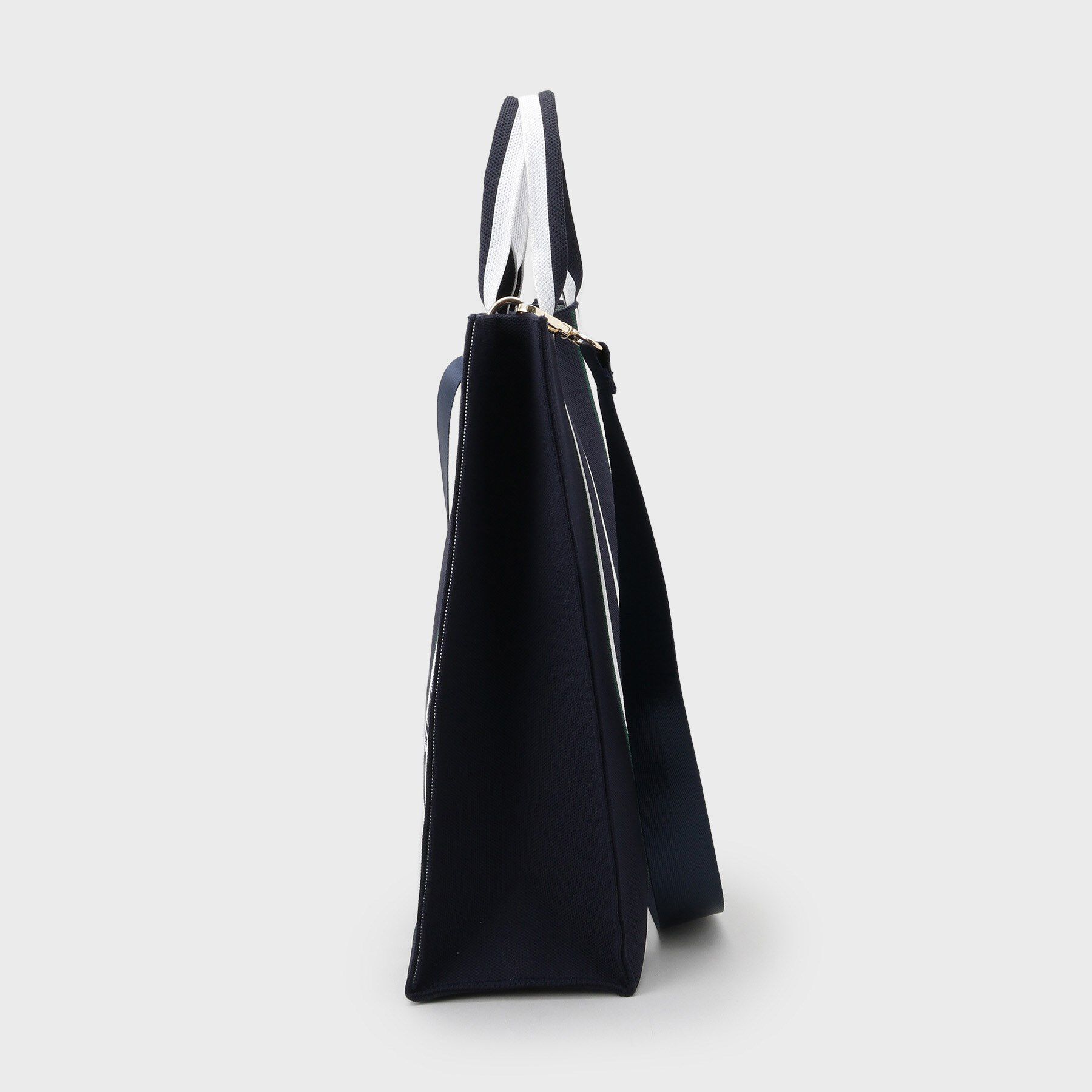 OPAQUE.CLIP「【2WAY/A4サイズ対応】ラインハンドルスクエアニットトートバッグ」|トートバッグ|