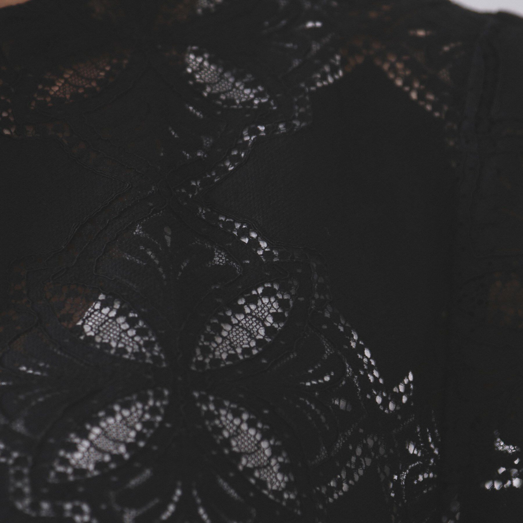 OPAQUE.CLIP「レースフレアブラウス【洗濯機洗い可】」|シャツ・ブラウス|