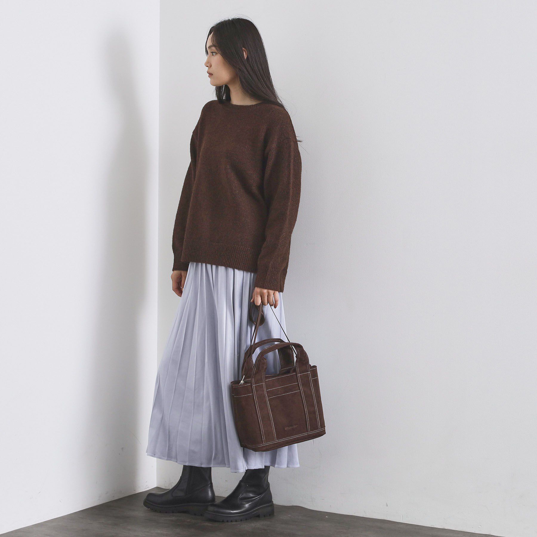 OPAQUE.CLIP「【2WAY／多ポケット】3層セパレートミドルトートバッグ」|トートバッグ|