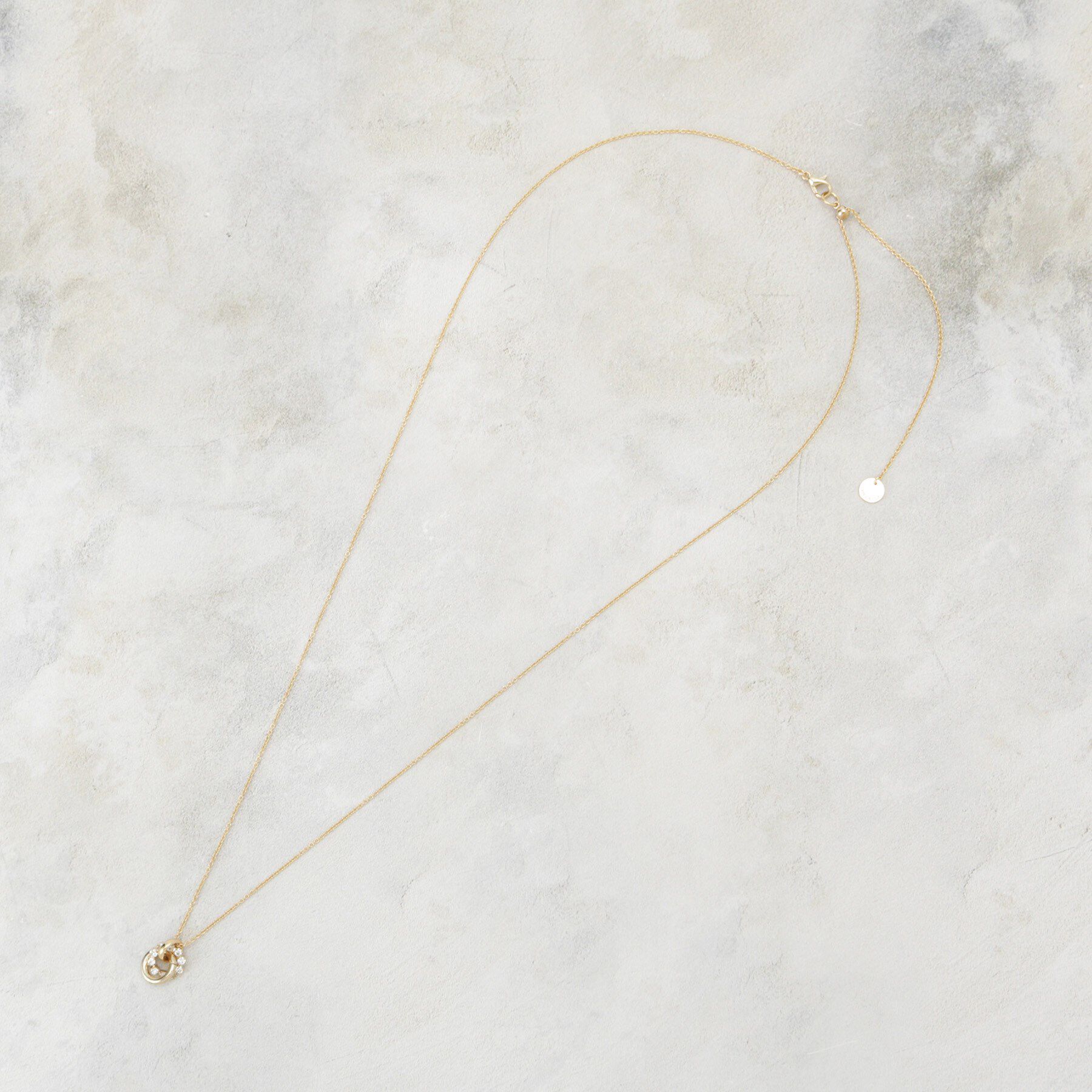 OPAQUE.CLIP「ビジュー&times;メタルスライドネックレス」|ネックレス|