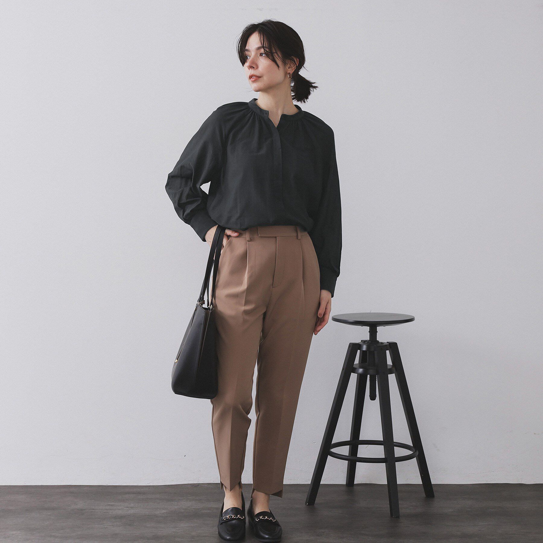 OPAQUE.CLIP「2WAYシアーボウタイブラウス【洗濯機洗い可】」|シャツ・ブラウス|