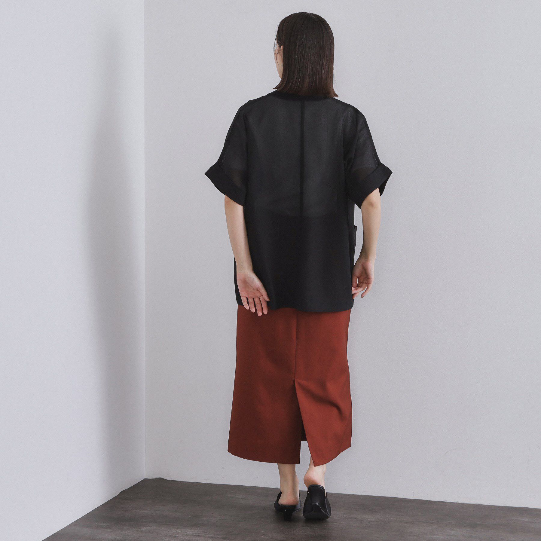 OPAQUE.CLIP「メッシュテーラードジャケット【洗濯機洗い可】」|テーラードジャケット|