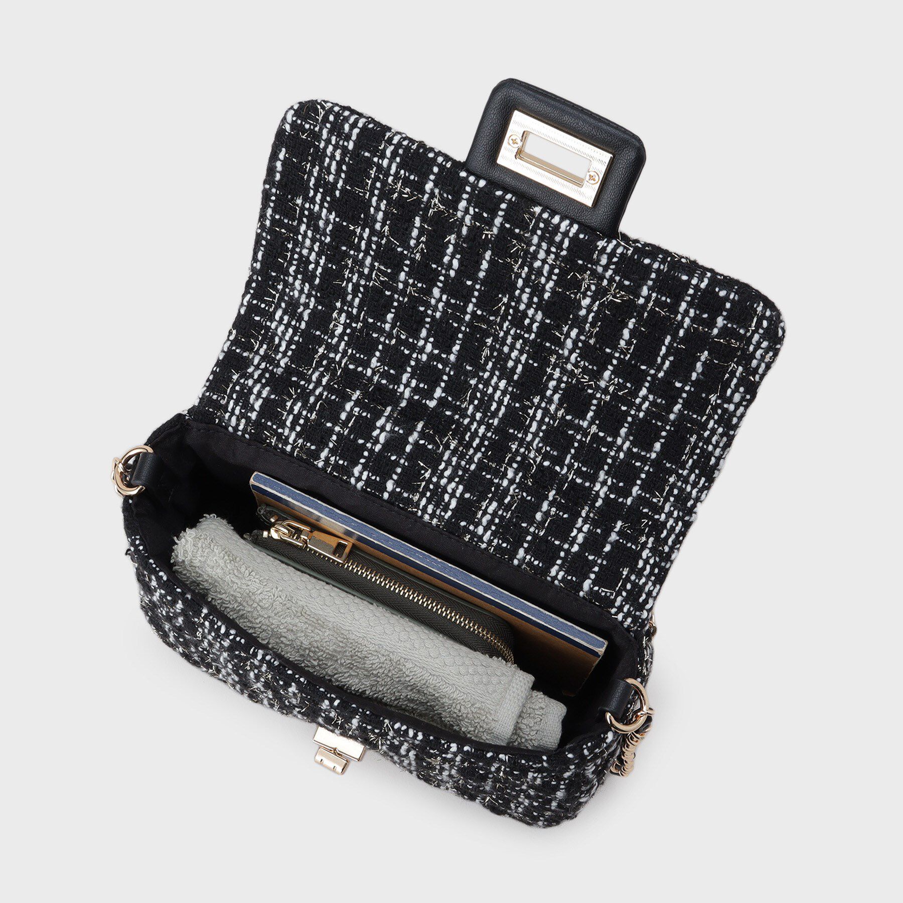 OPAQUE.CLIP「パフィーキルティングチェーンショルダーバッグ」|ショルダー・メッセンジャー|