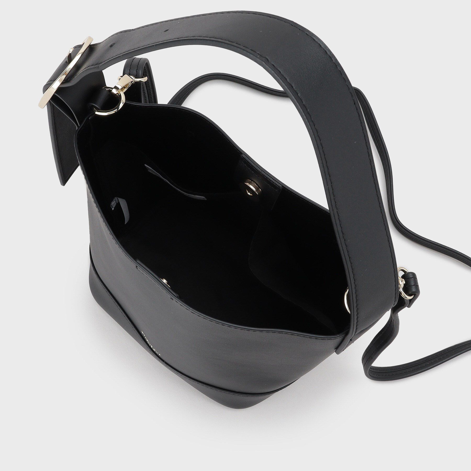 OPAQUE.CLIP「【3WAY】スムース合皮ミニショルダーバッグ」|ショルダー・メッセンジャー|