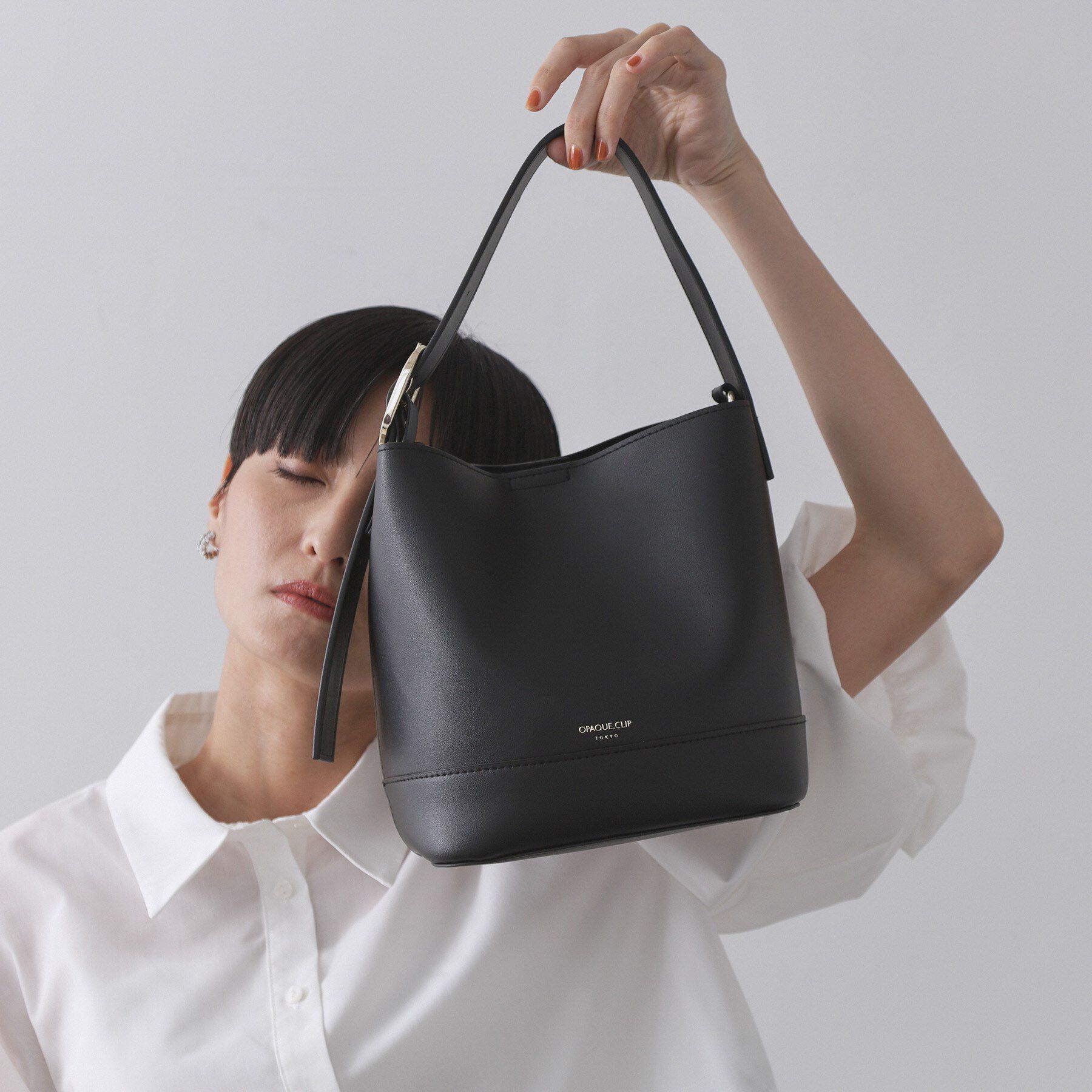 OPAQUE.CLIP「【3WAY】スムース合皮ミニショルダーバッグ」|ショルダー・メッセンジャー|