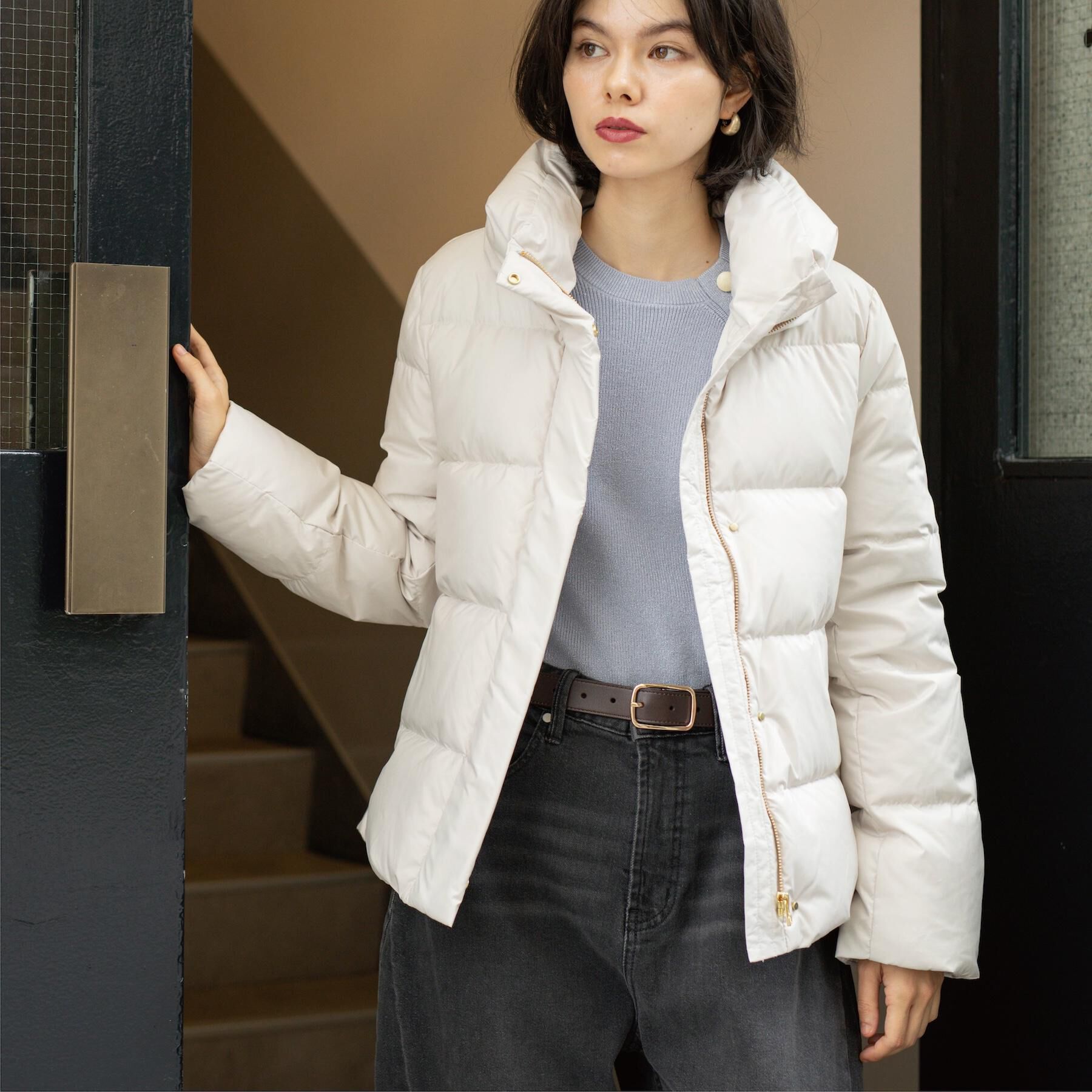 OPAQUE.CLIP「撥水ショートダウン【防風/抗菌防臭/洗濯機洗い可】《SS～LL》」|ダウン|