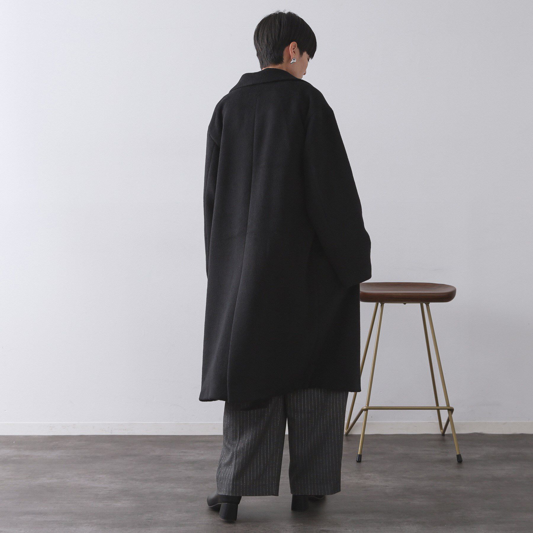 OPAQUE.CLIP「カシミヤブレンドウールチェスターコート」|チェスターコート|