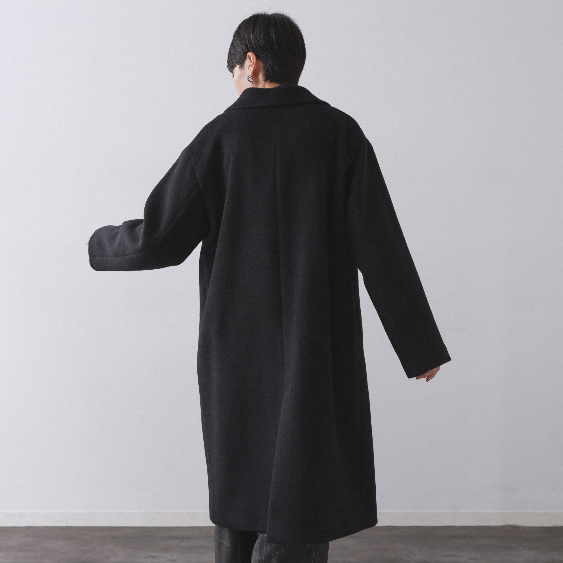 OPAQUE.CLIP「カシミヤブレンドウールチェスターコート」|チェスターコート|
