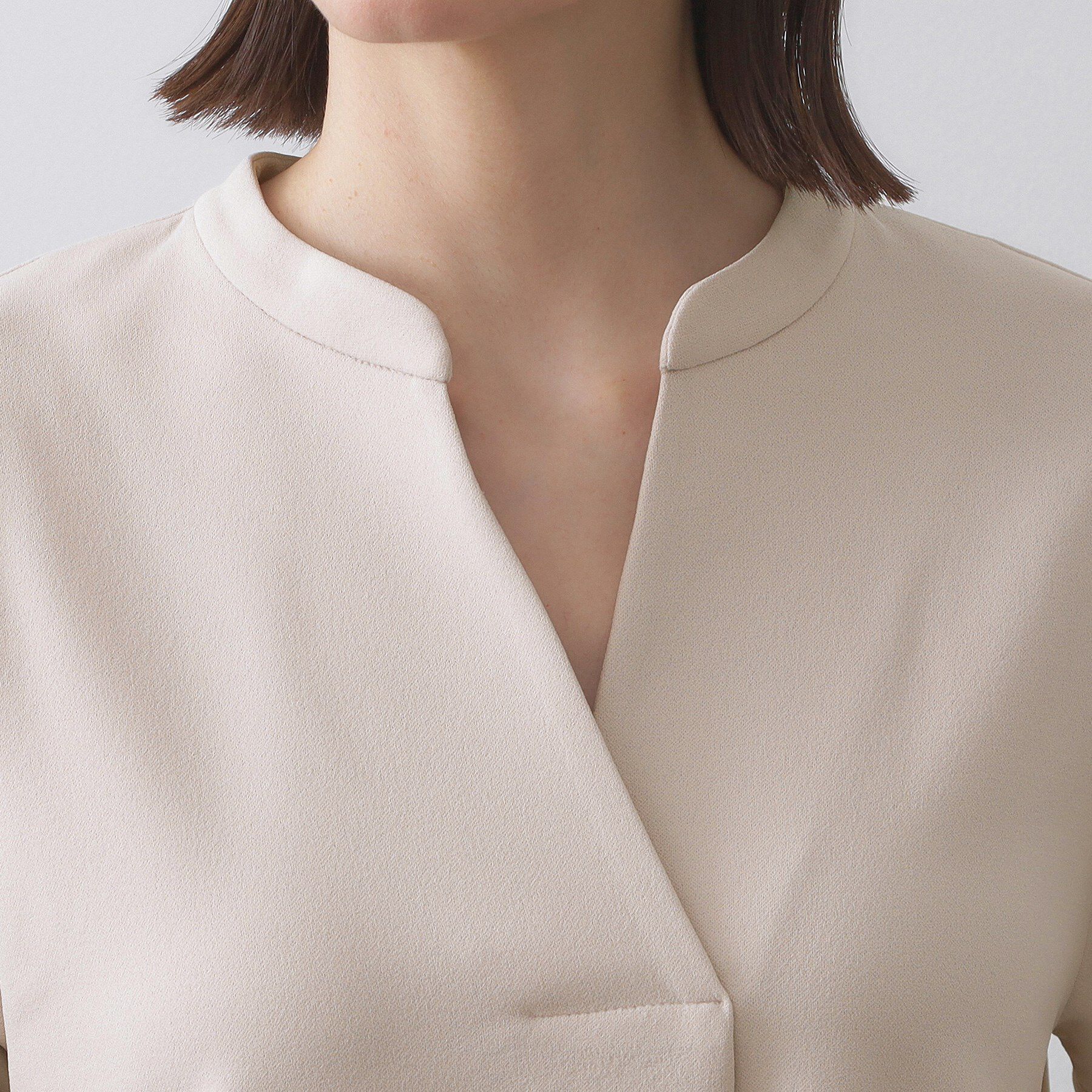 OPAQUE.CLIP「スキッパートップス【吸水速乾/UVケア/洗濯機OK】」|Tシャツ・カットソー|