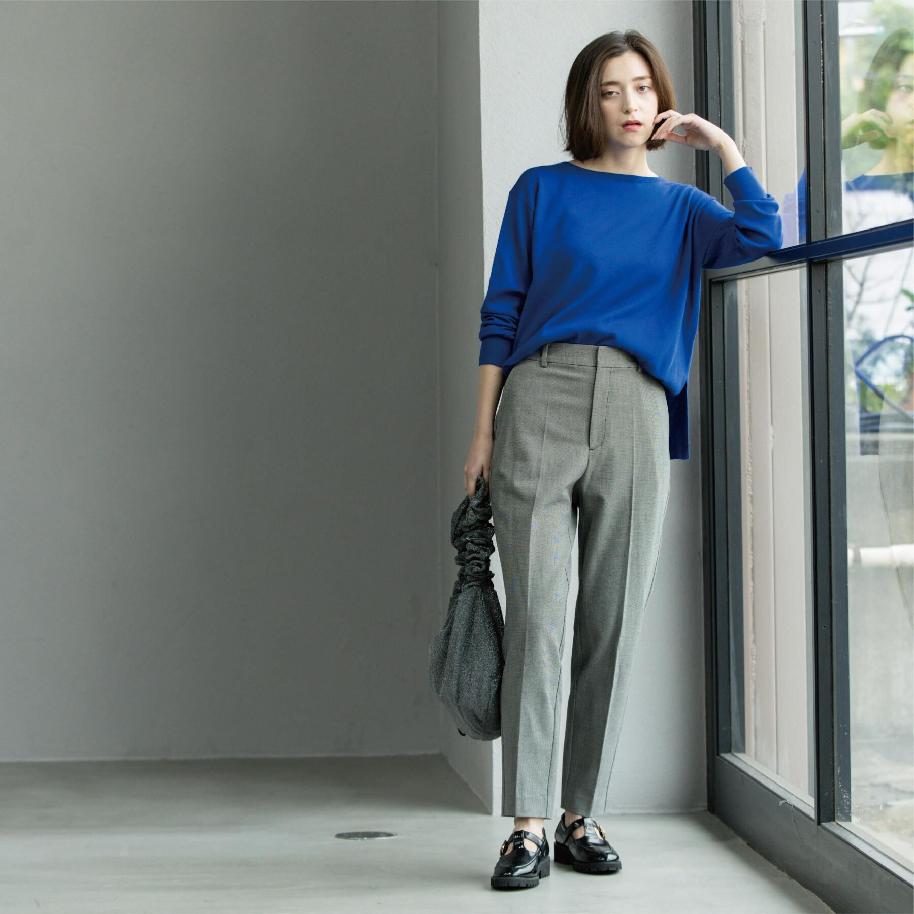 OPAQUE.CLIP「ウォームタッチ テーパードパンツ【洗濯機洗OK/ストレッチ】」|その他|