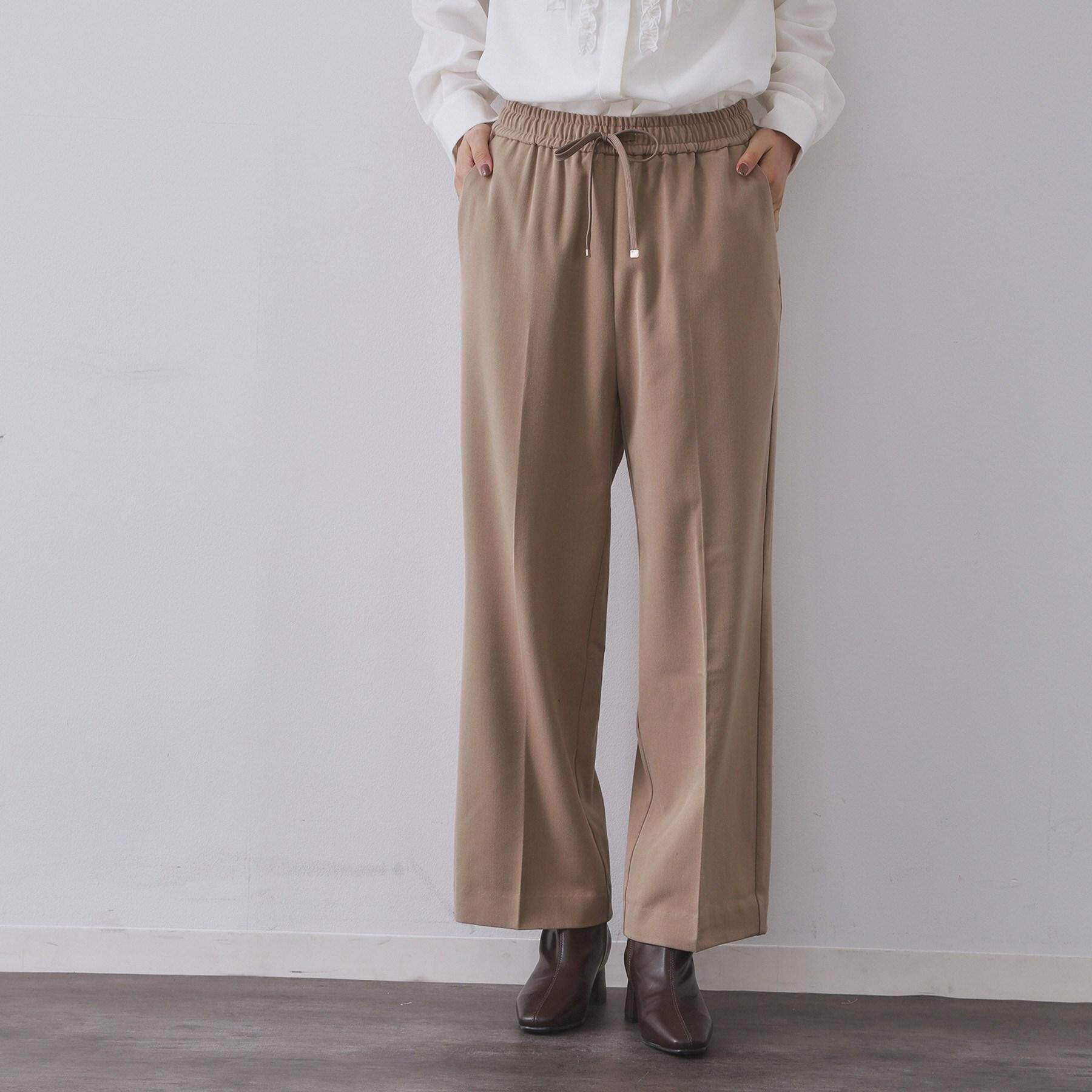 OPAQUE.CLIP「ウォームタッチ イージーワイドパンツ【洗濯機洗OK/ストレッチ】≪SS～LL≫」|その他|