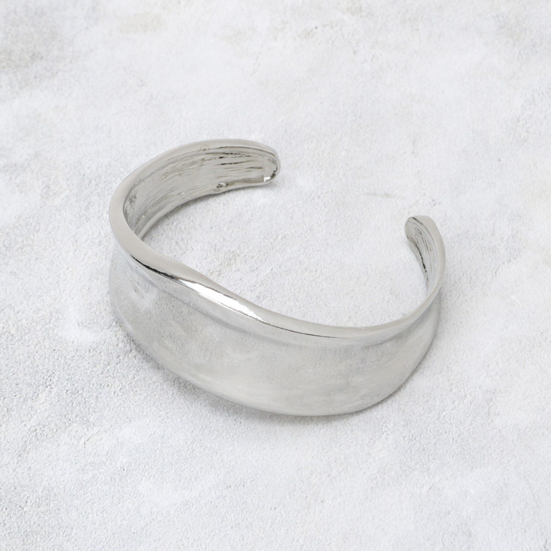 OPAQUE.CLIP「ビッグメタルバングル」|ブレスレット・バングル|シルバー(006)