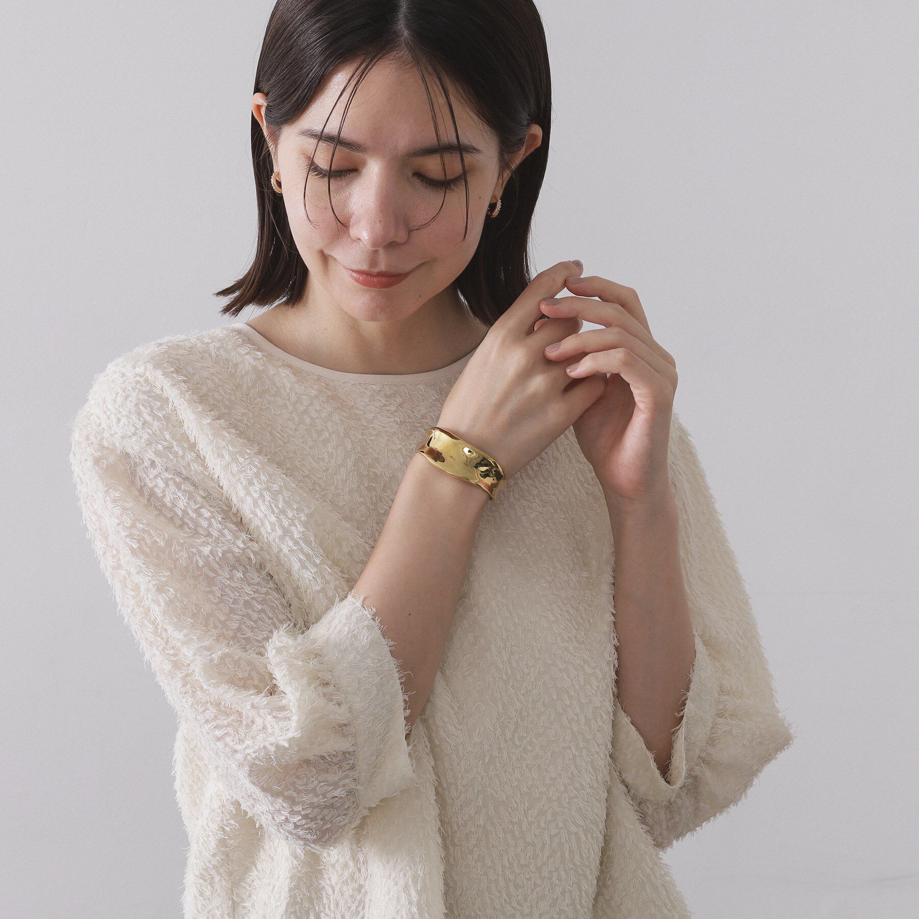 OPAQUE.CLIP「ビッグメタルバングル」|ブレスレット・バングル|