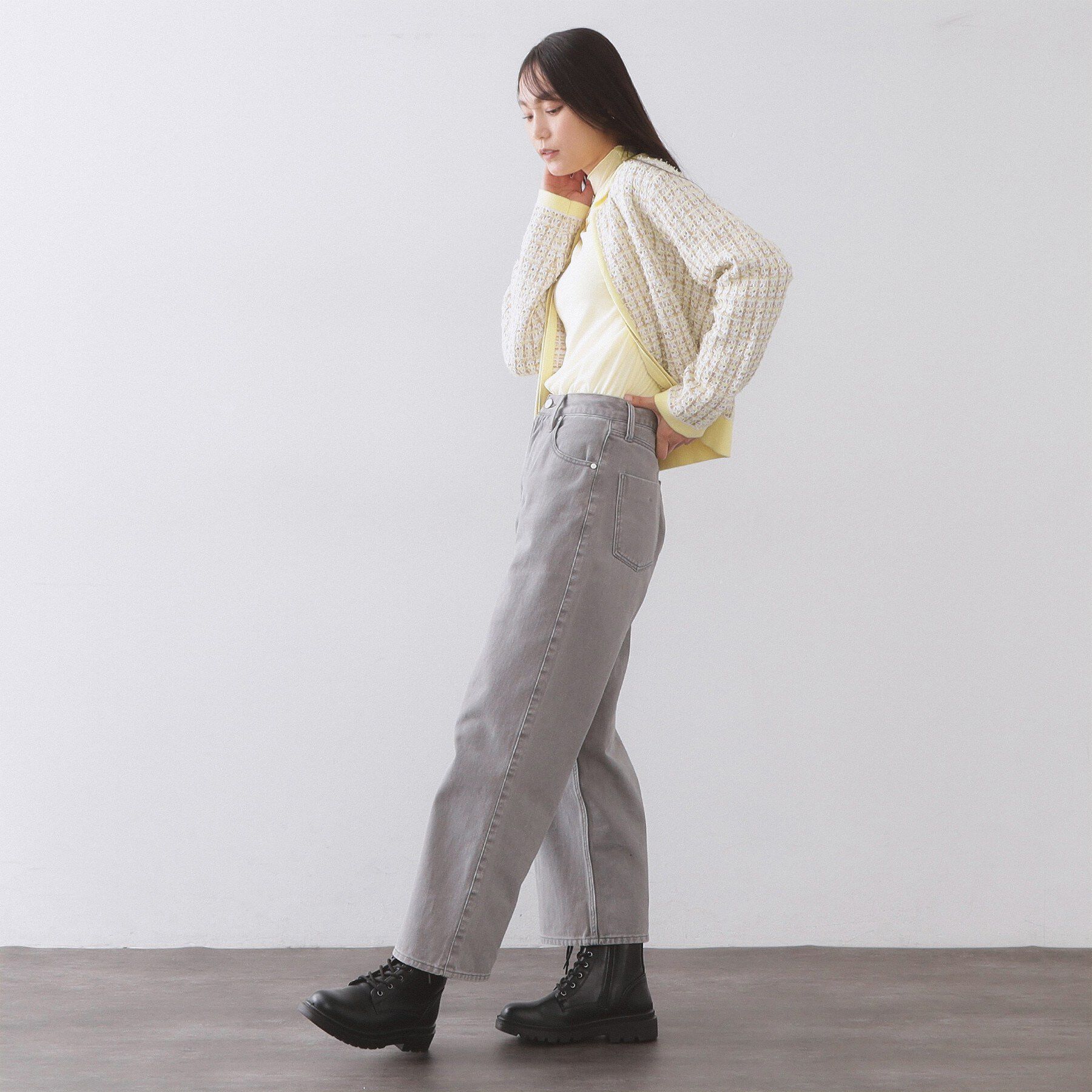 OPAQUE.CLIP「シアーハイネックトップス【洗濯機OK】」|Tシャツ・カットソー|