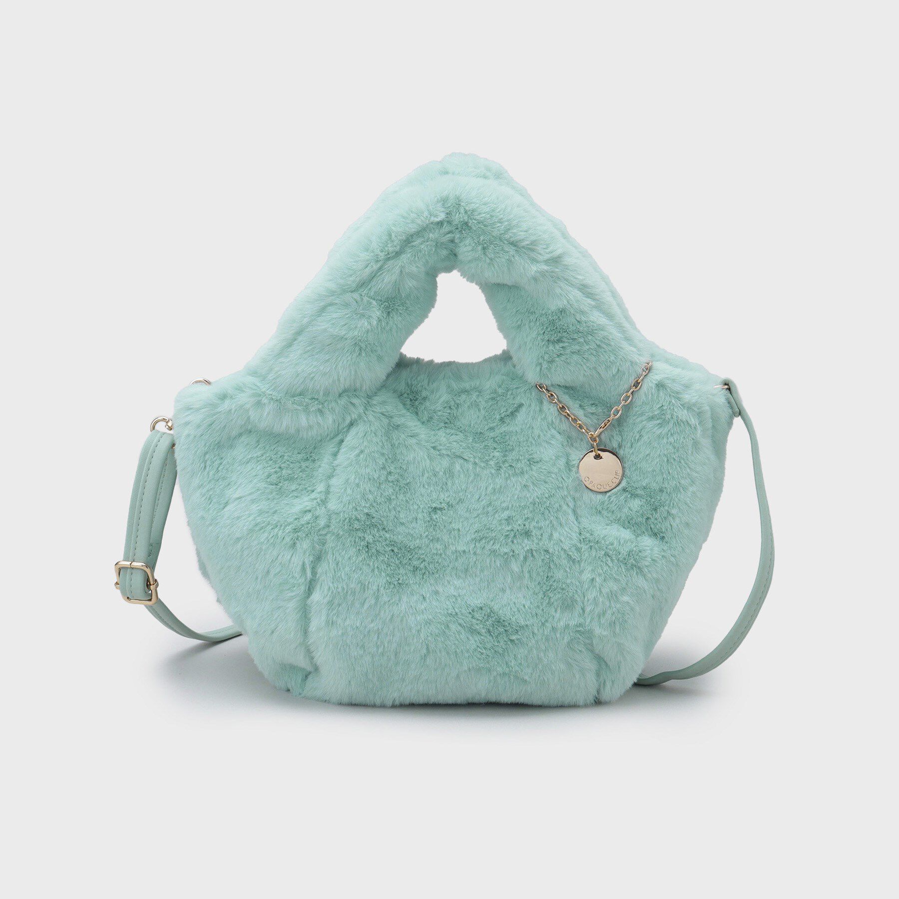 OPAQUE.CLIP「【2WAY】フェイクファーミドルトートバッグ」|トートバッグ|