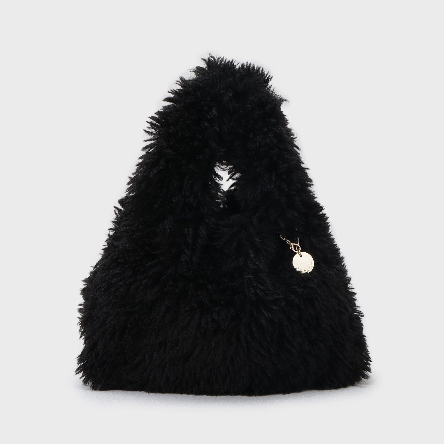 OPAQUE.CLIP「ラム風フェイクファーハンドバッグ」|ハンドバッグ|