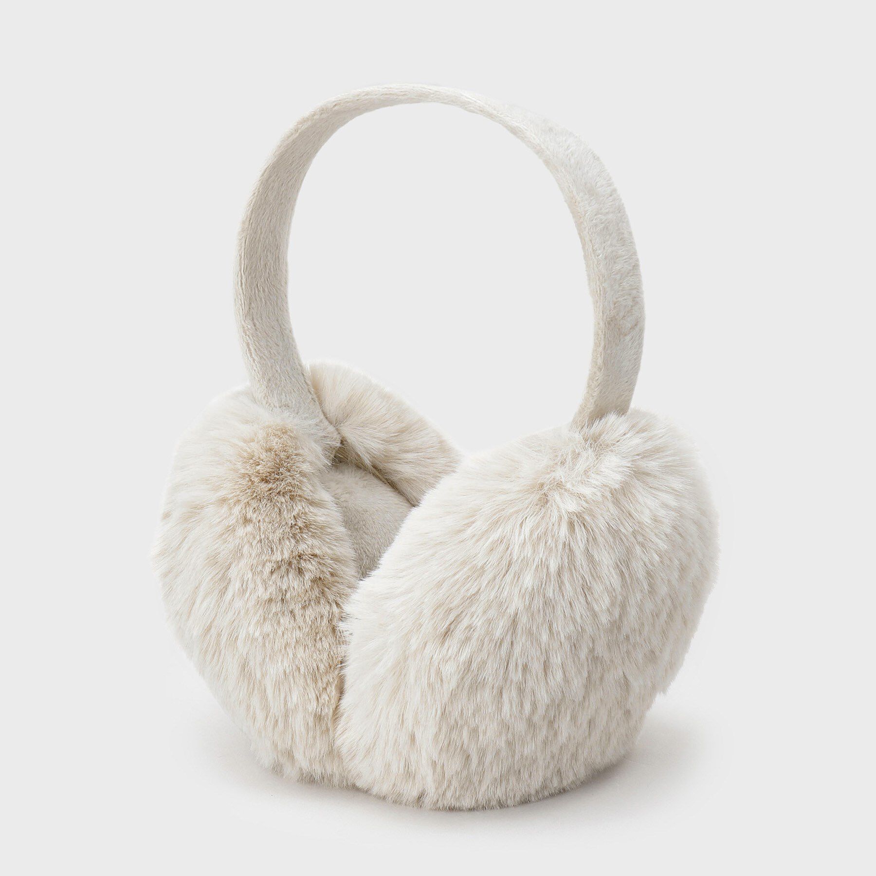 OPAQUE.CLIP「【折りたたみ可能】コンパクトフェイクファーイヤーマフラー」|イヤーマフ|