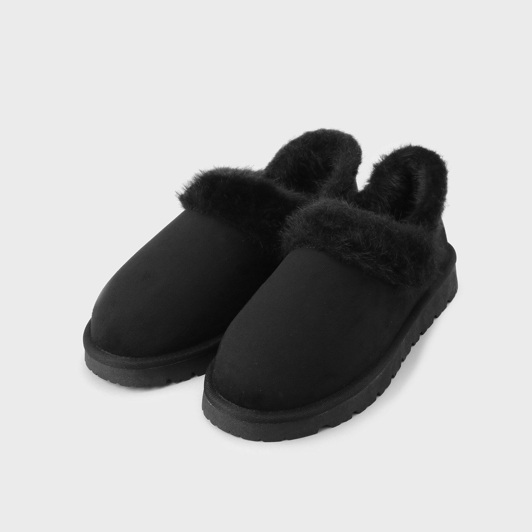 OPAQUE.CLIP「【2WAY】フェイクムートンシューズ」|その他|ブラック(019)