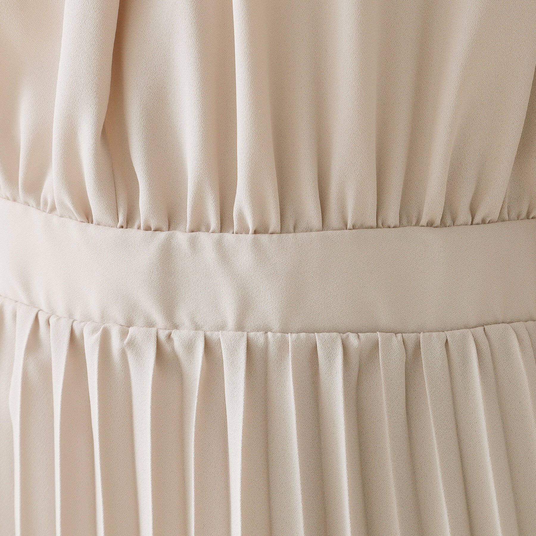 OPAQUE.CLIP「《通勤対応》ジョーゼットプリーツワンピース【洗濯機OK】」|ワンピース|