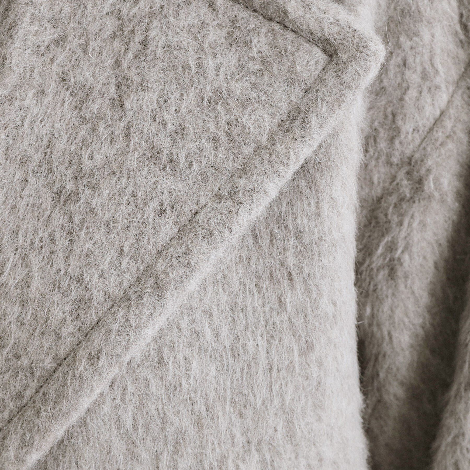 OPAQUE.CLIP「【es】《Mapel／マペル》シャギーミドルコート」|チェスターコート|