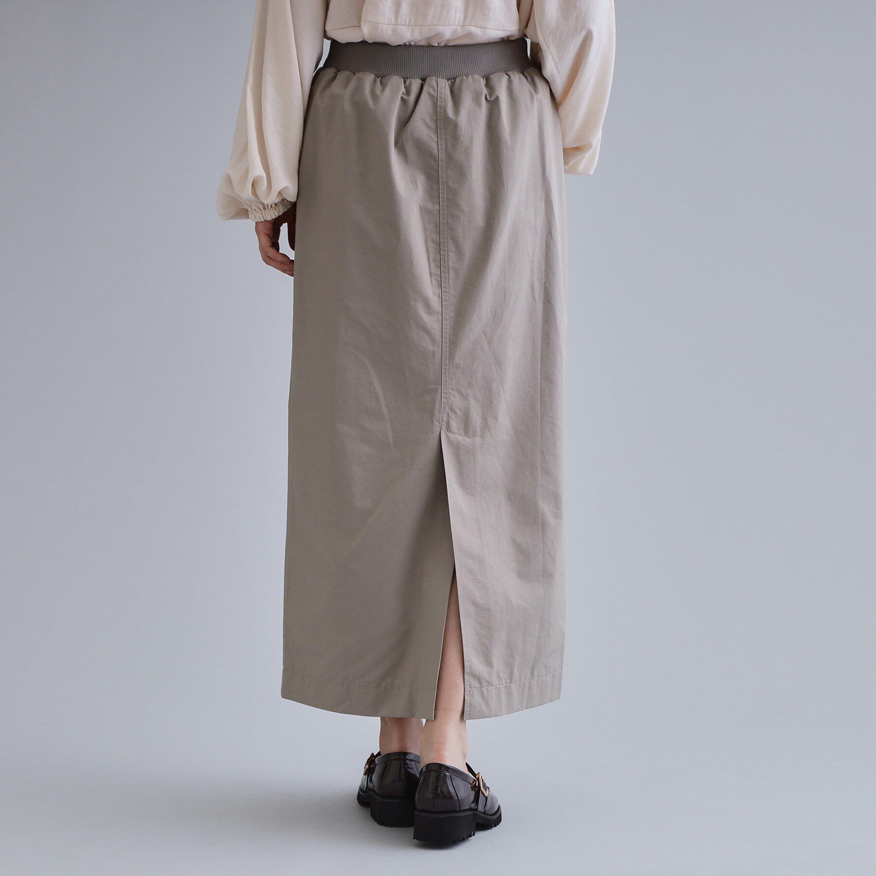 OPAQUE.CLIP「【es】リブナロースカート【洗濯機OK】」|スカート|