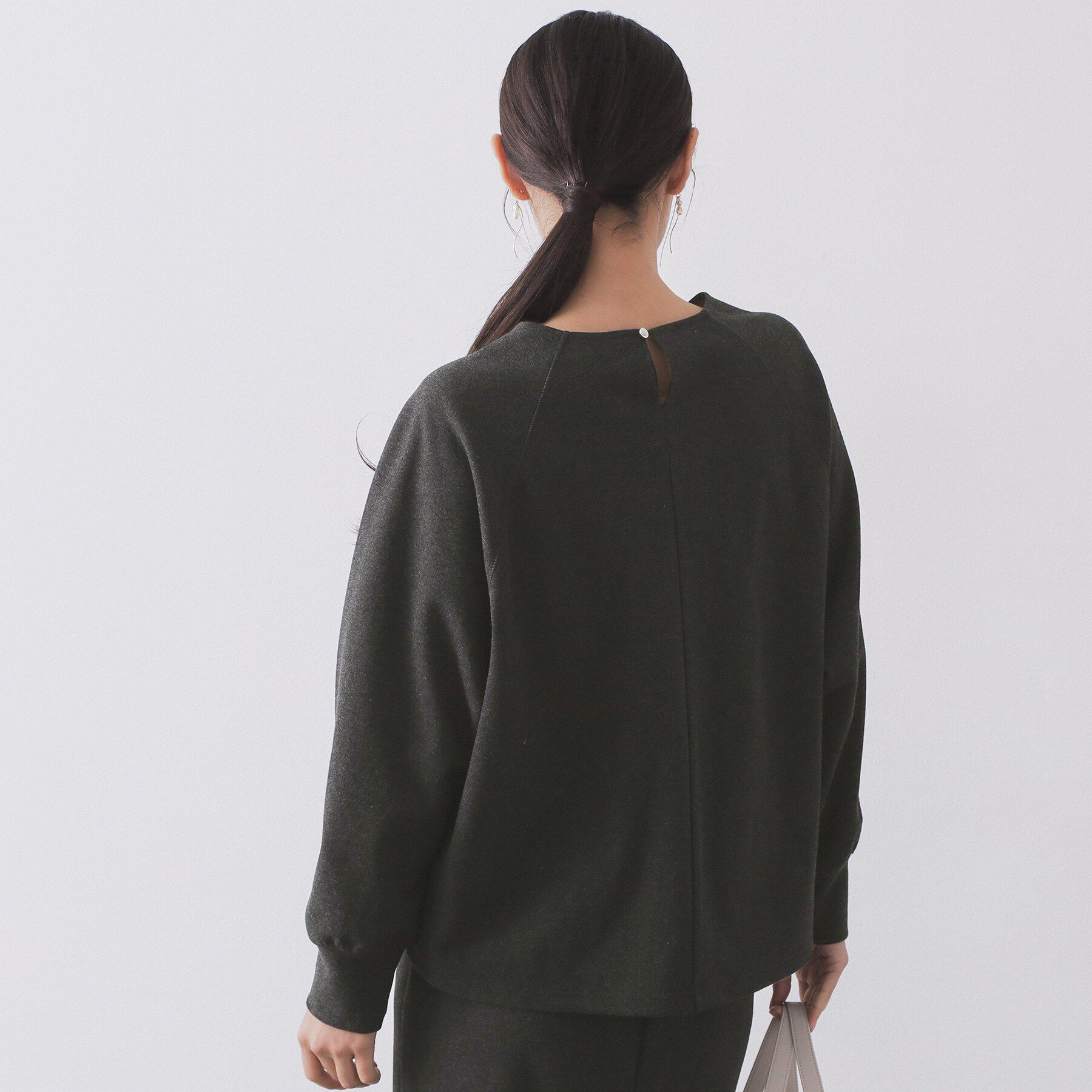 OPAQUE.CLIP「フォルムデザイントップス/セットアップ対応【洗濯機OK】」|Tシャツ・カットソー|