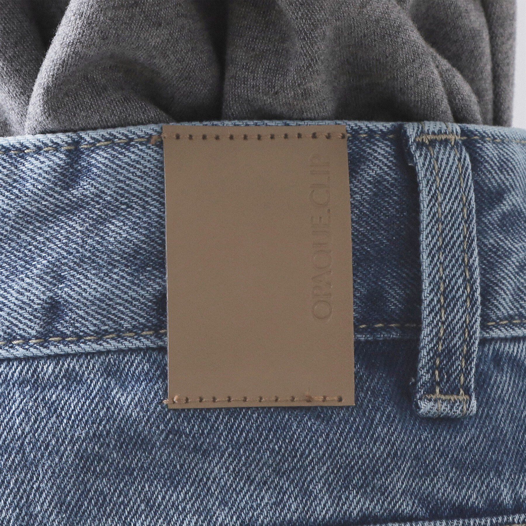 OPAQUE.CLIP「ワイドストレートデニムパンツ【洗濯機OK】《S～LL》」|デニム|