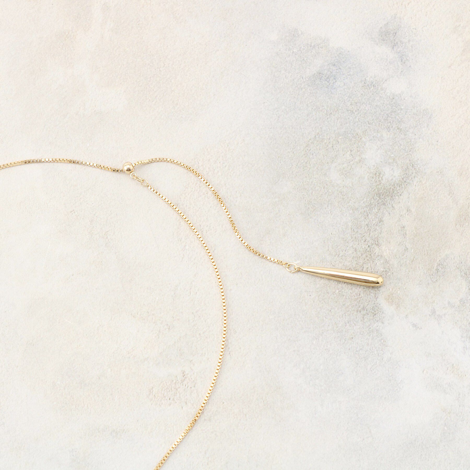 OPAQUE.CLIP「2WAYクリアカラードロップスライドネックレス」|ネックレス|