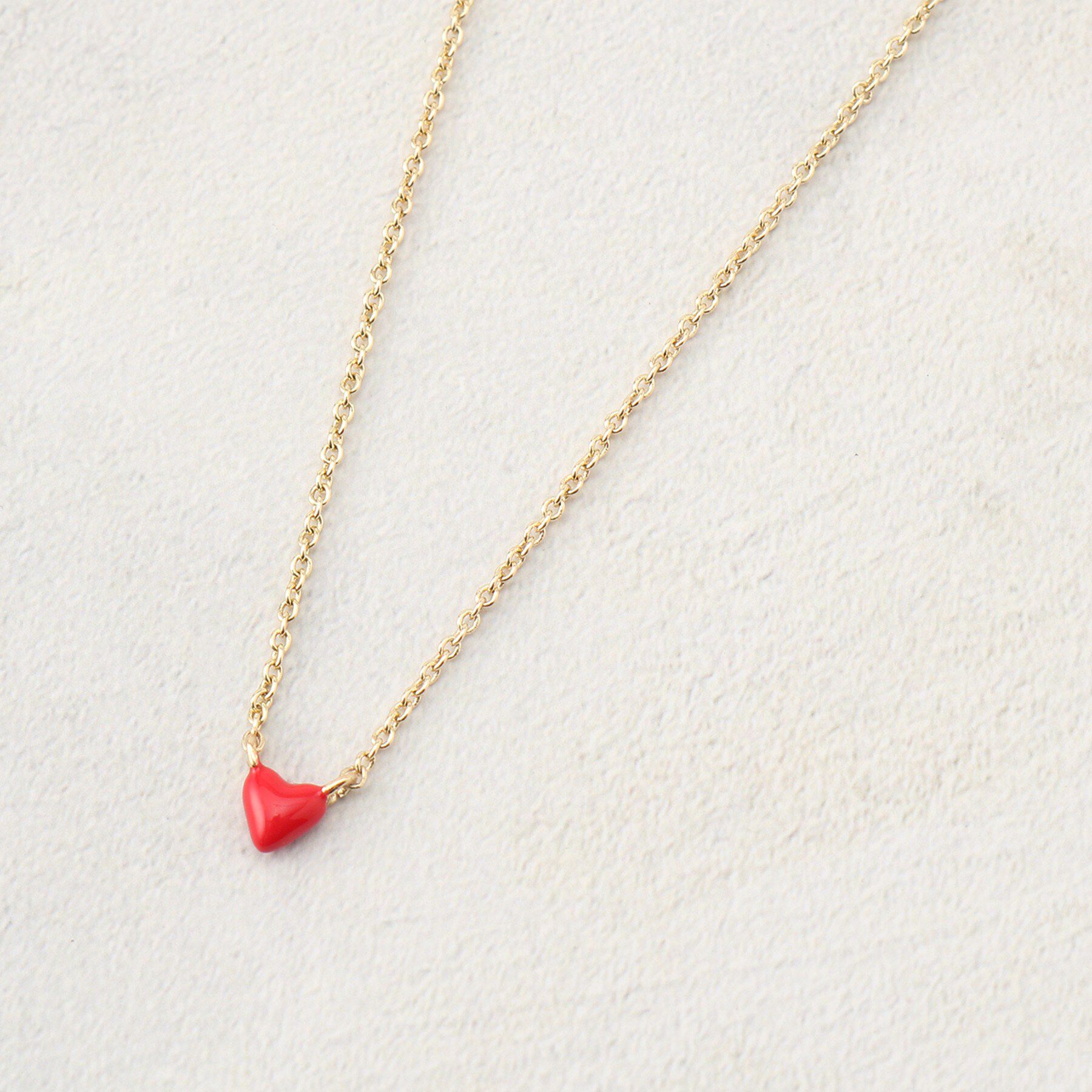 OPAQUE.CLIP「ミニハートネックレス」|ネックレス|