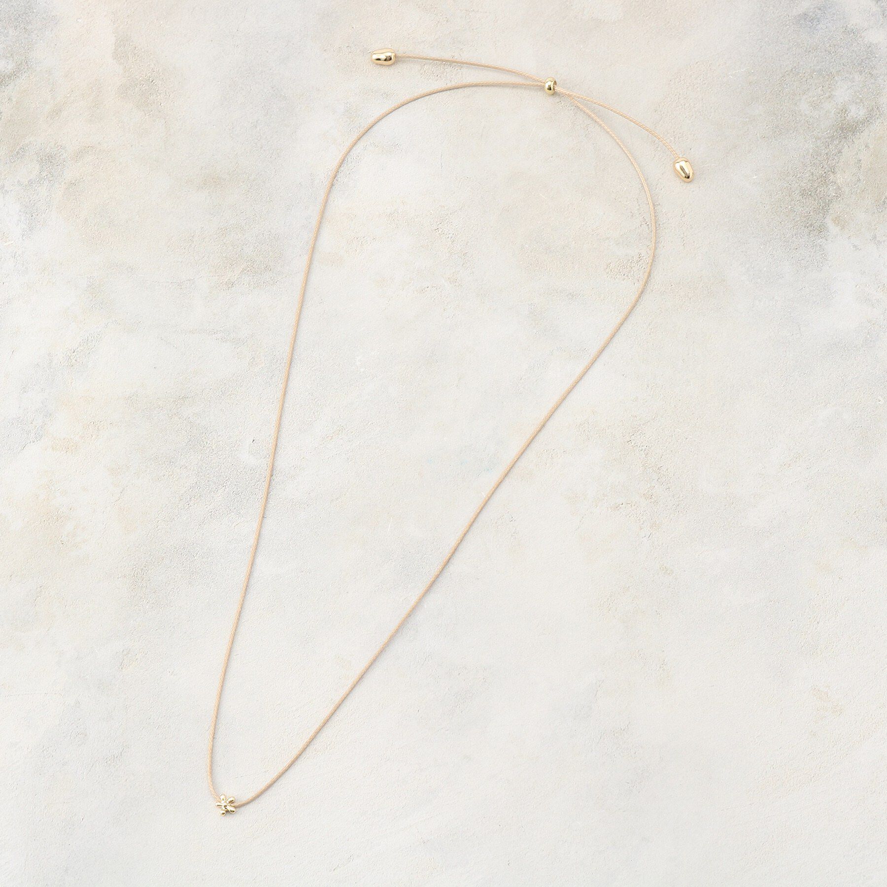 OPAQUE.CLIP「【長さ調整可】ミニフラワーコードネックレス」|ネックレス|