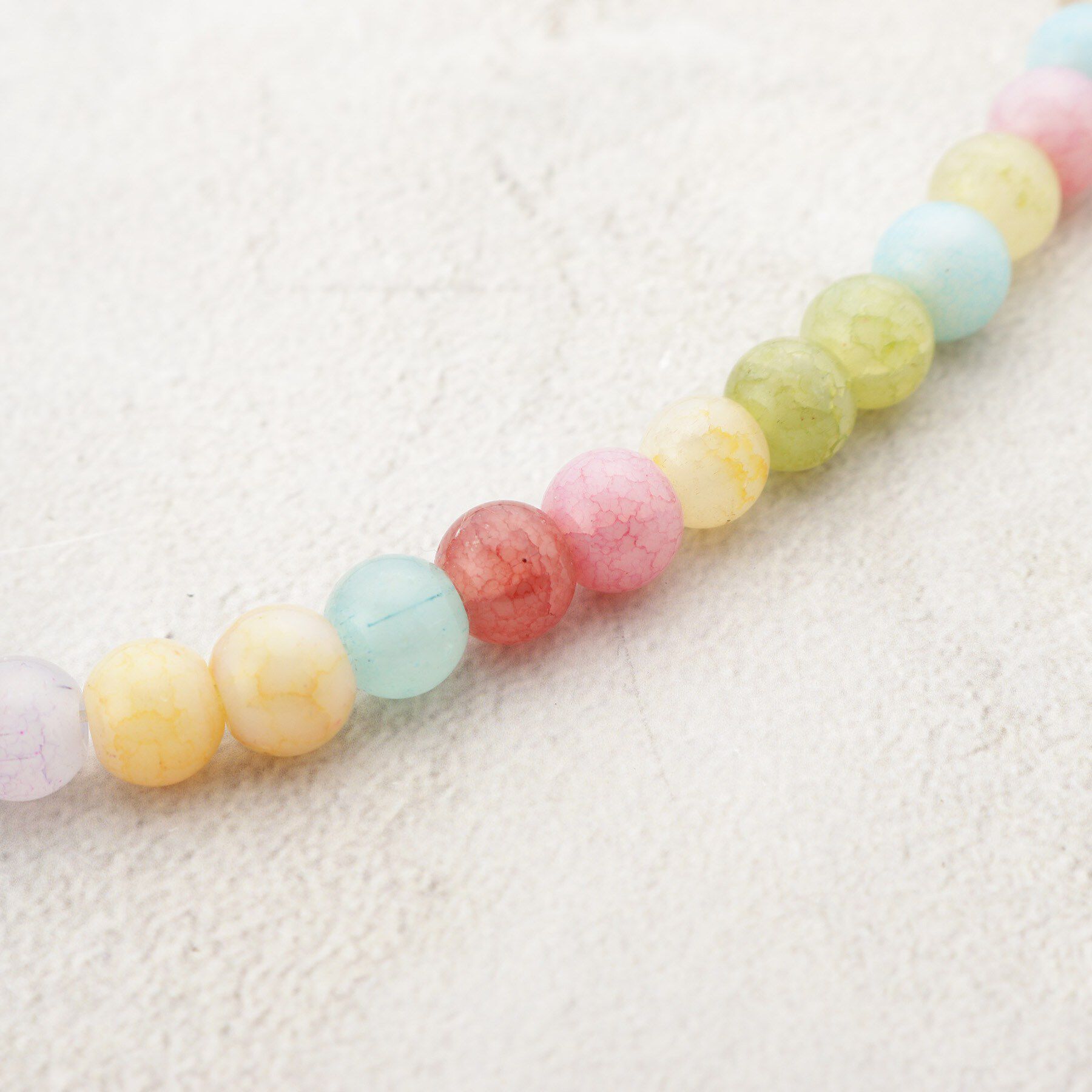 OPAQUE.CLIP「マルチカラー天然石風ネックレス」|ネックレス|