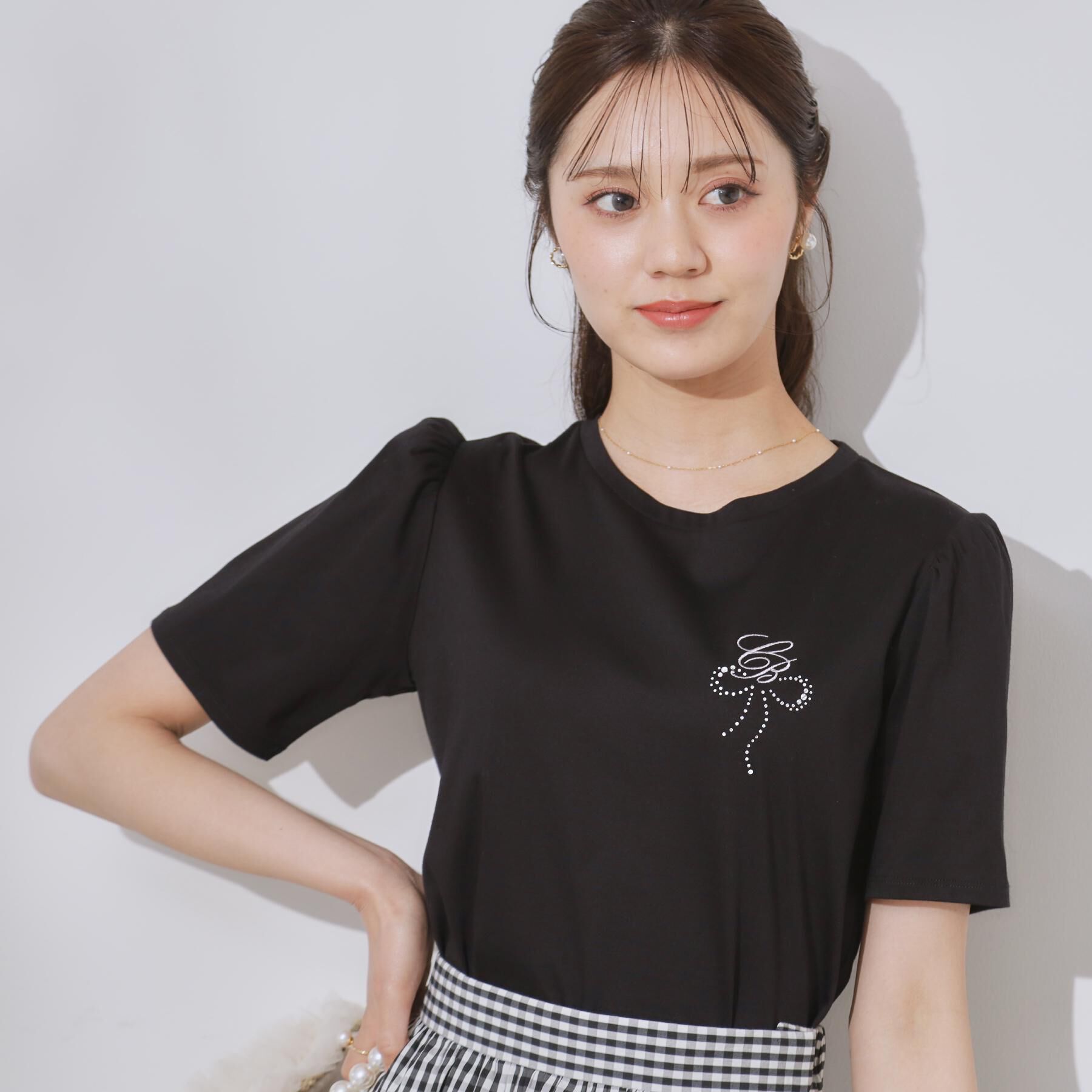 Couture broach「【接触冷感・UV・マシンウォッシャブル】60CBロゴT」|Tシャツ・カットソー|