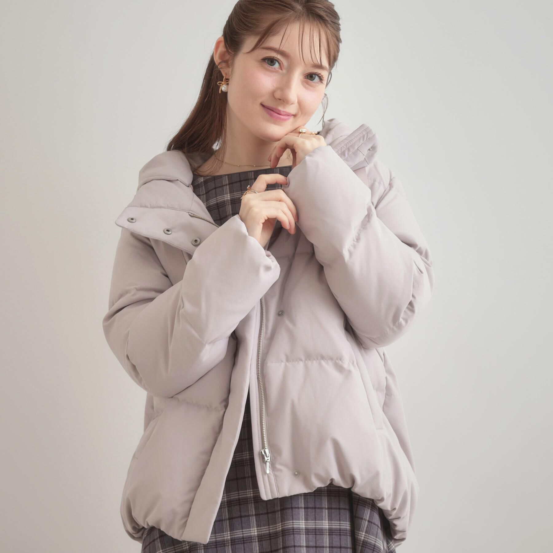 Couture broach「【冬の名品・撥水】愛されダウン」|ダウン|