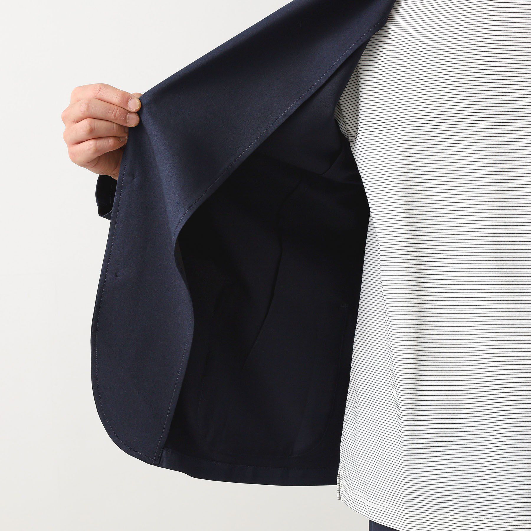 THE SHOP TK「スムースファイバーリラックスジャケット 【セットアップ可／UVカット／イージーケア／洗濯機OK】」|テーラードジャケット|