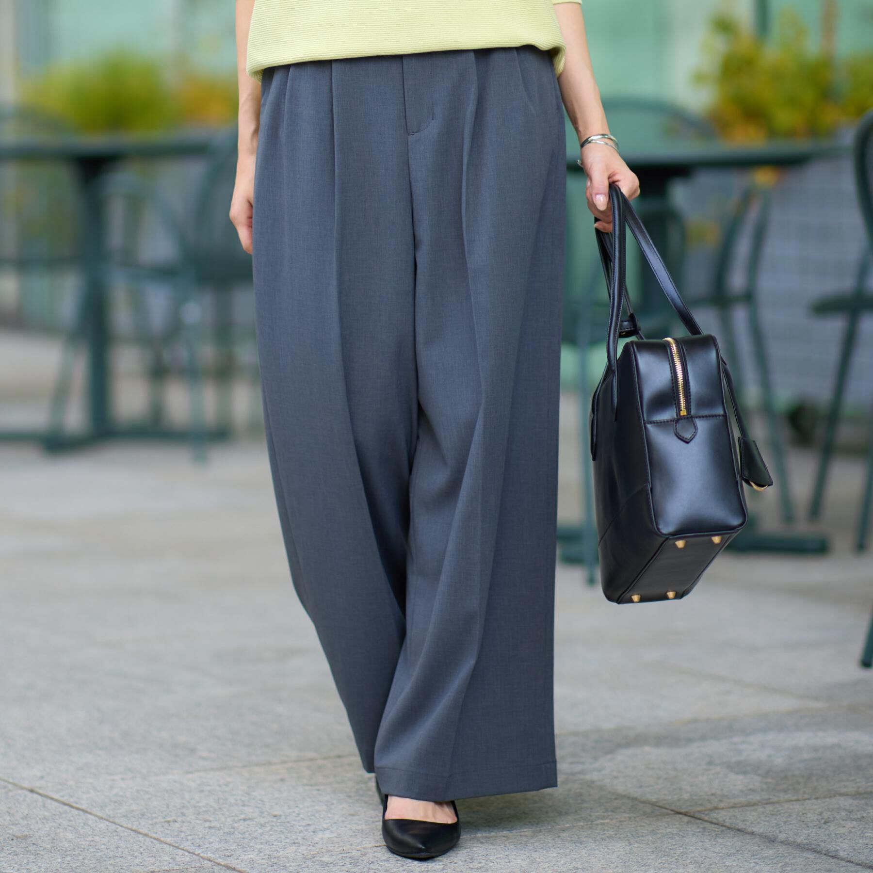 THE SHOP TK「【きれいめもカジュアルもお任せ】2タックワイドパンツ【セットアップ可】」|その他|